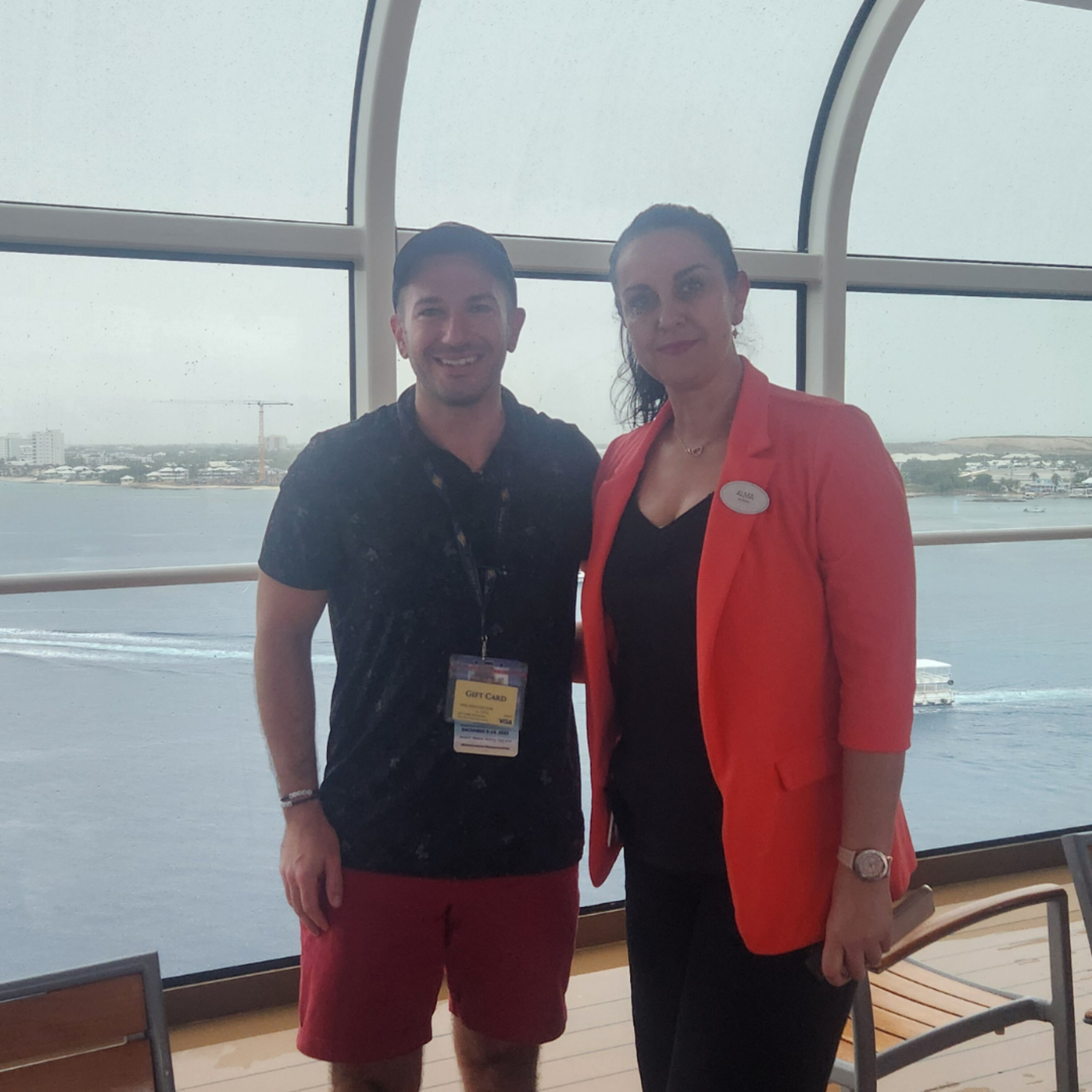 Bennett speaks with Alma about the Spa and Sauna Aboard the Disney Dream episode artwork
