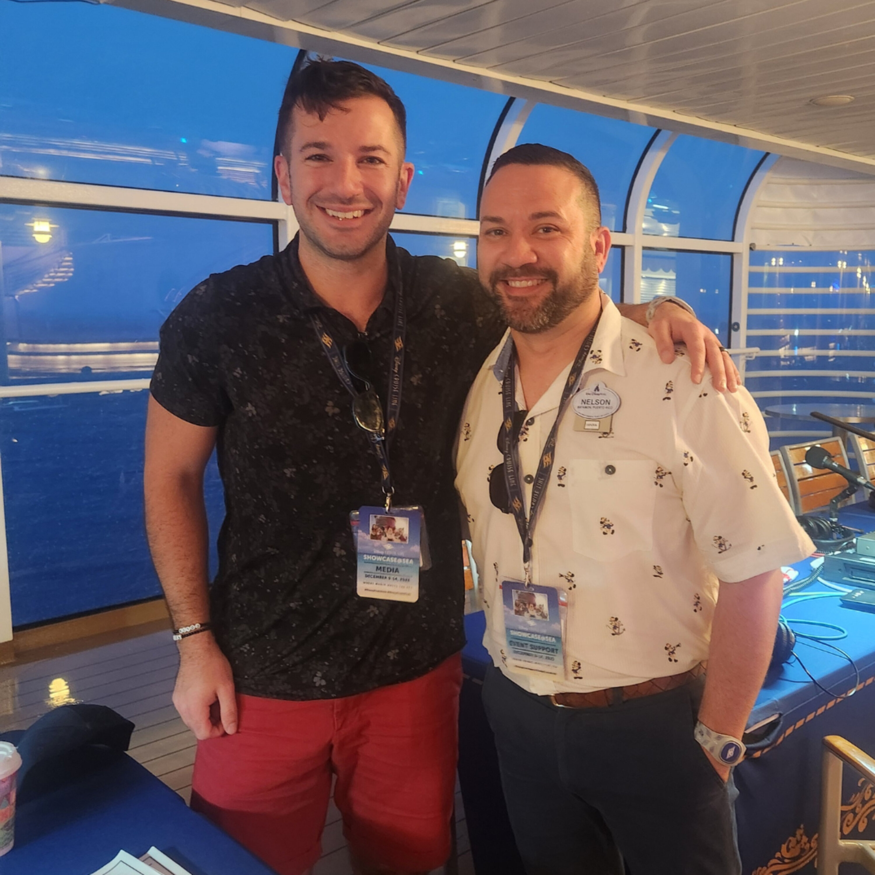 Bennett chats with Nelson on Vacation Planning Made Easy Aboard Disney Dream episode artwork