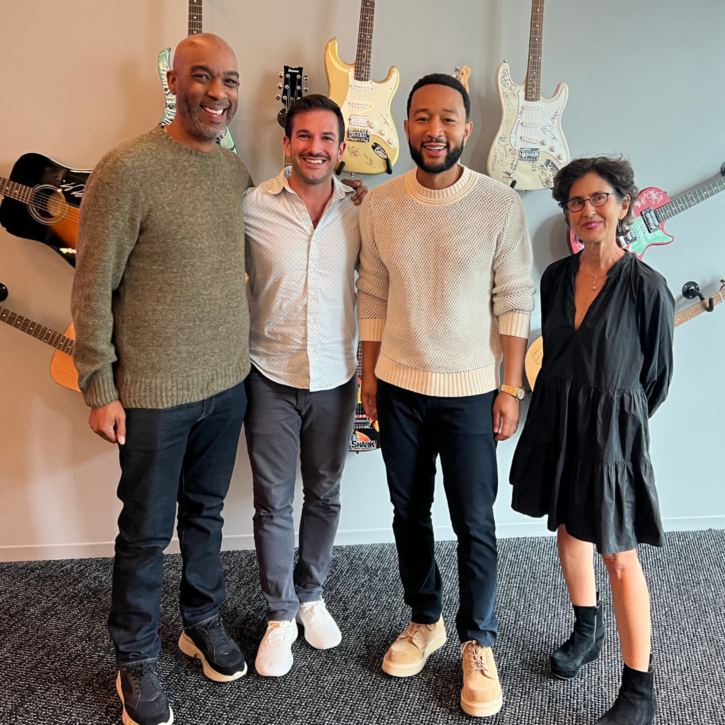 John Legend, Mike Jackson, and Amy Schatz talk 'Stand Up & Shout: Songs From A Philly High School' episode artwork