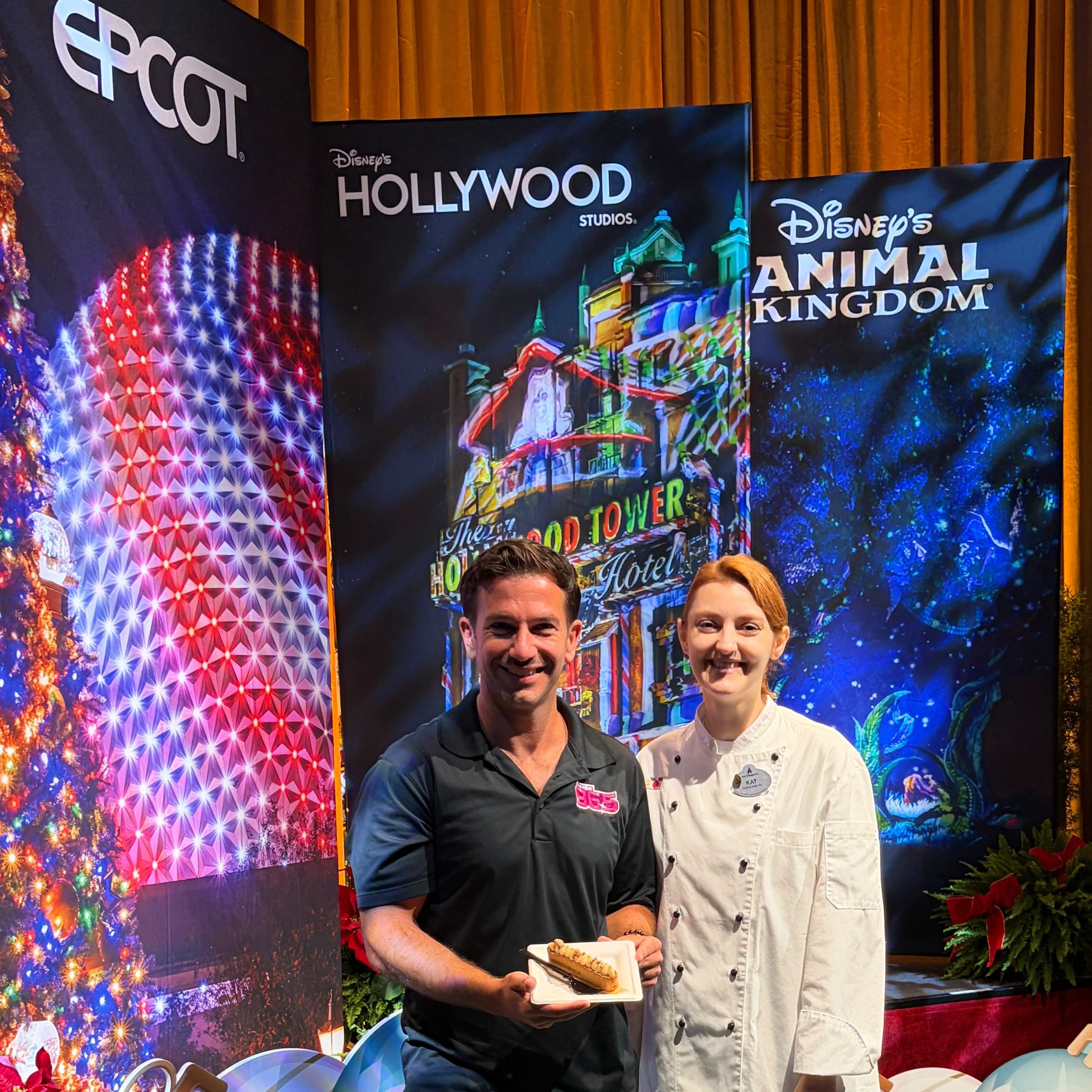 Bennett chats with Chef Kat on EPCOT International Festival of the Holidays at Walt Disney World episode artwork