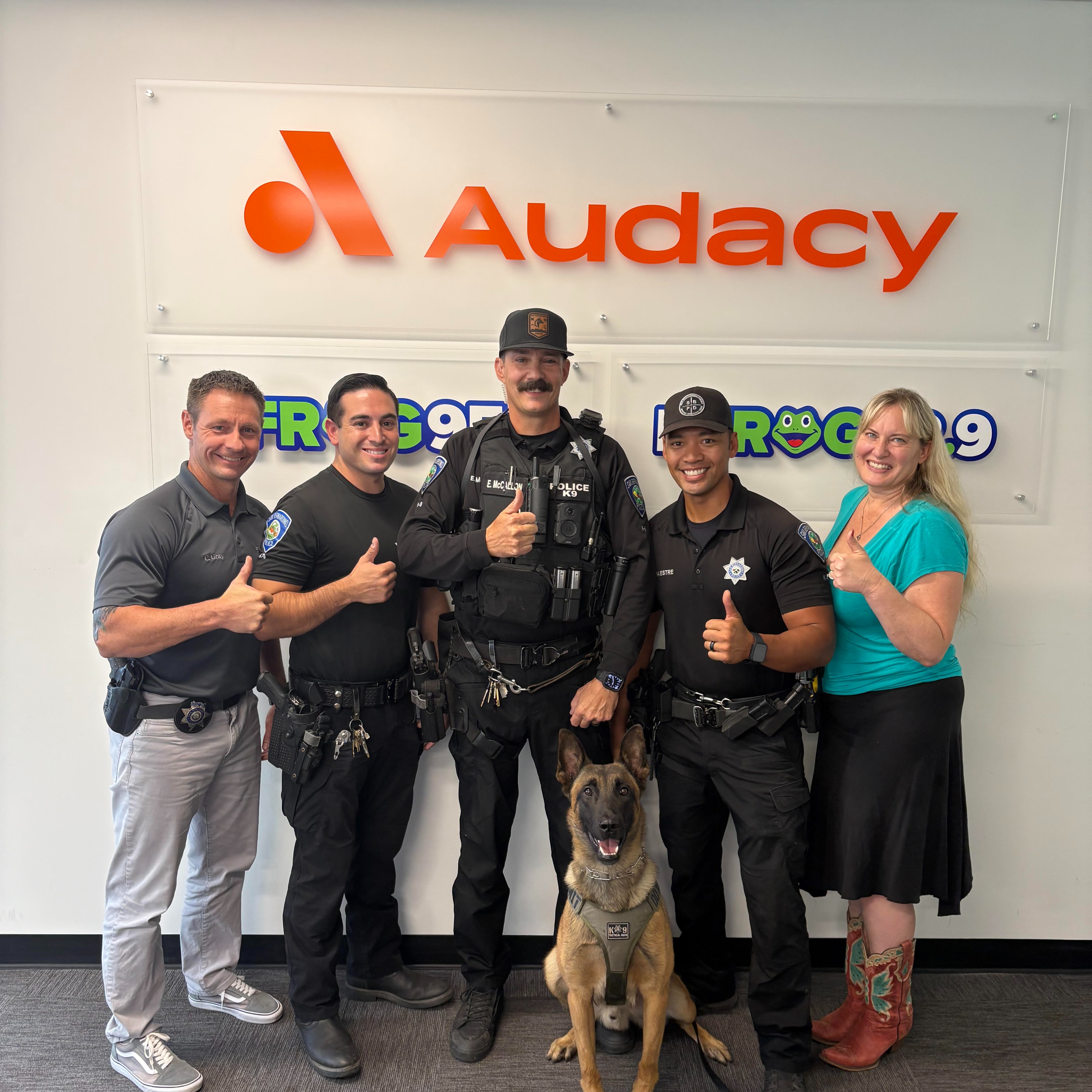 San Bernardino Police Canine Officers Robert Beltran and Ed McCallon - Dollars for Dogs episode artwork