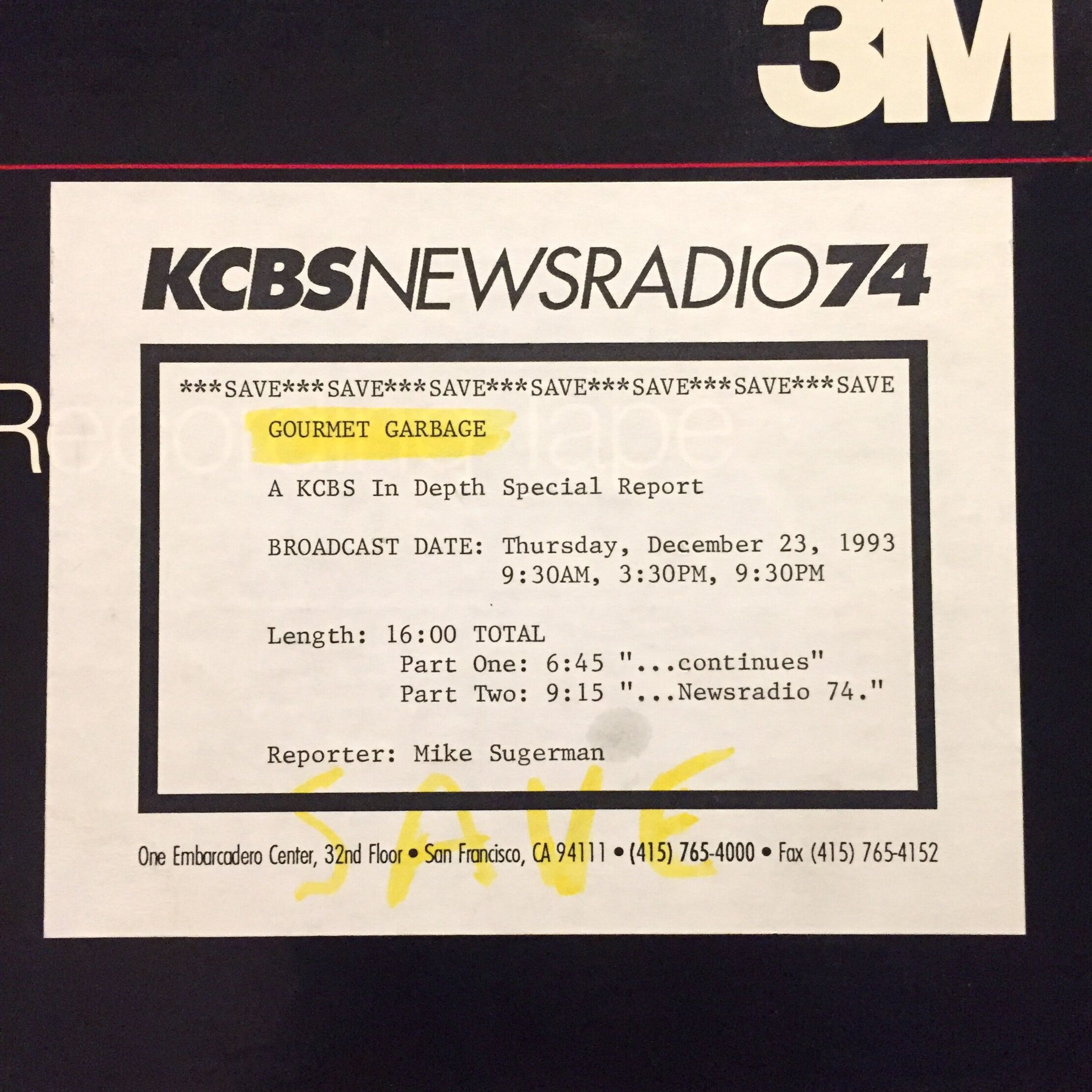 The News Vault from KCBS Radio