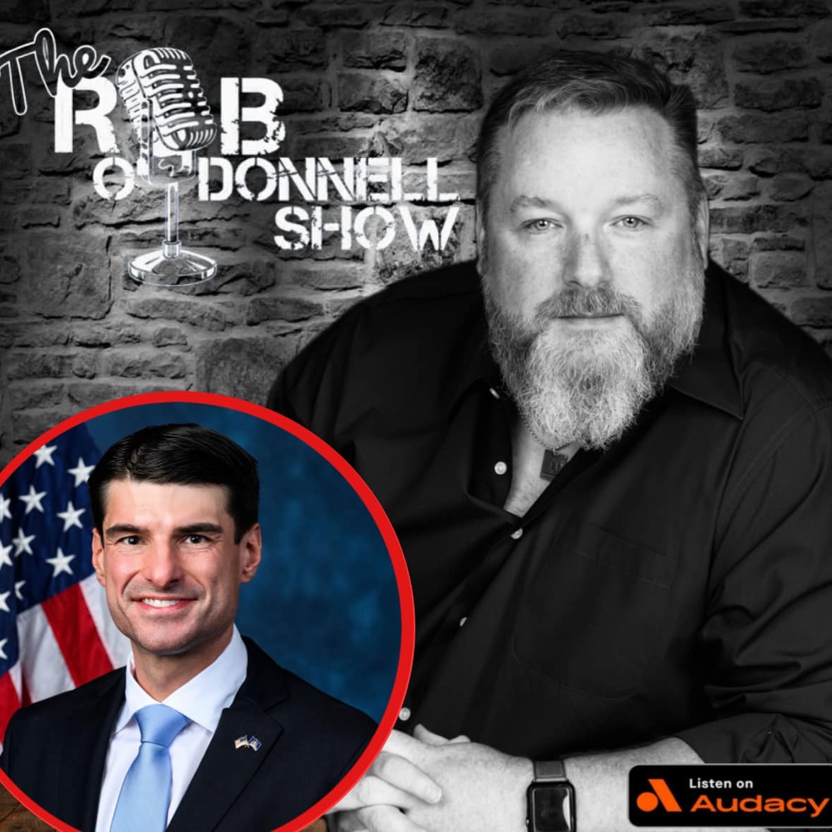 Congressman Rob Bresnahan Jr. With Rob O'Donnell episode artwork