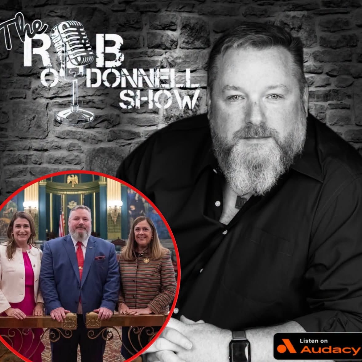 State Senators Rosemary Brown & Lisa Baker With Rob O'Donnell episode artwork