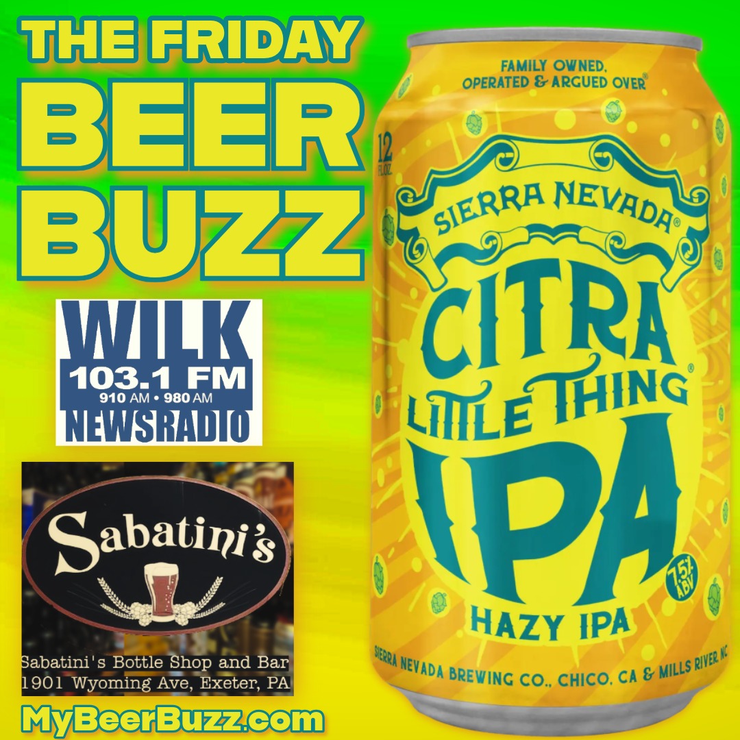 Sierra Nevada’s “Citra Little Thing” on the Friday Beer Buzz!! episode artwork