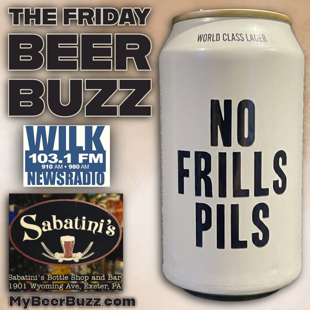 Wallenpaupack Brewing’s “No Frills Pils” on the Friday Beer Buzz!! episode artwork