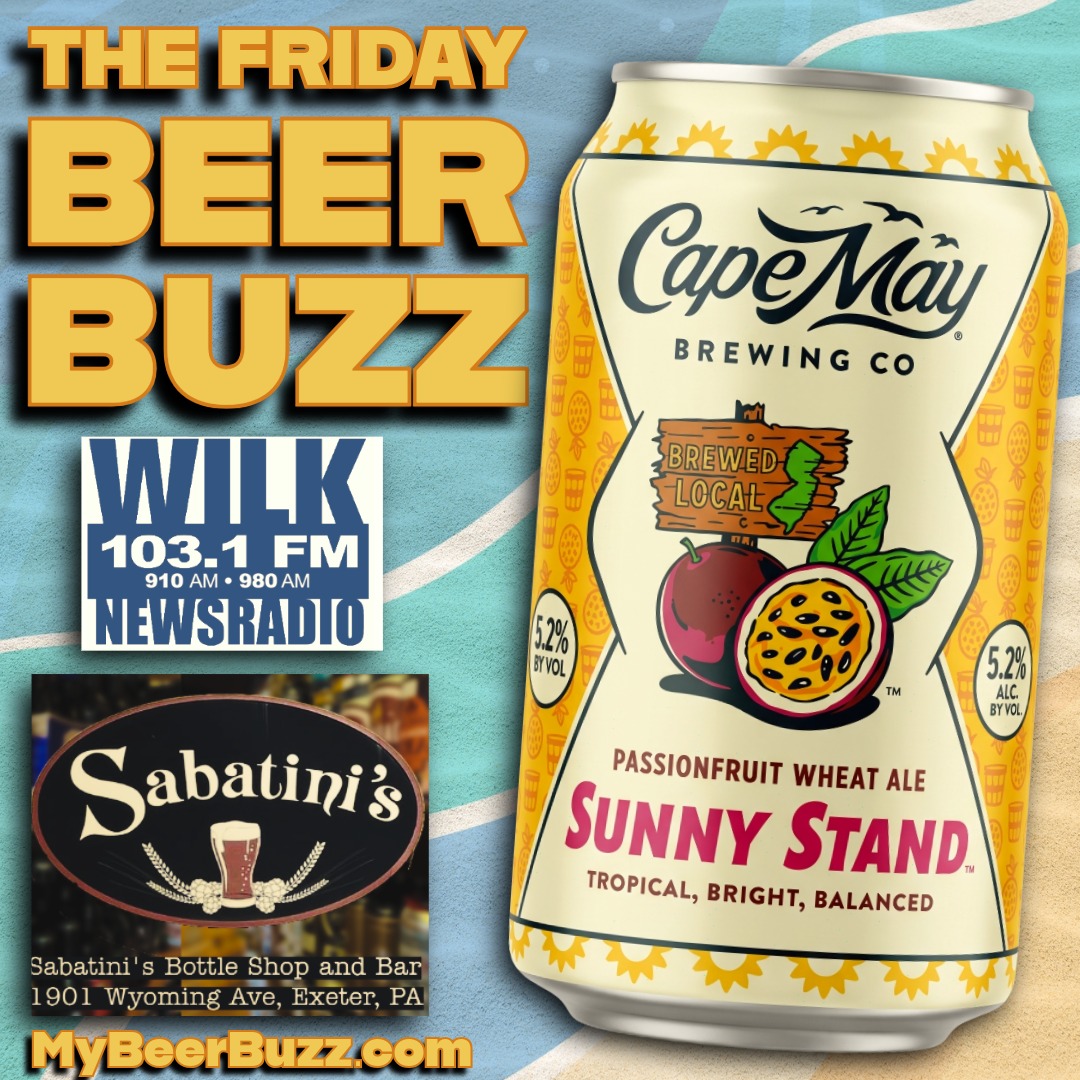 A Passion Fruit Beer from Cape May Brewing with “Sunny Stand” on the Friday Beer Buzz!! episode artwork