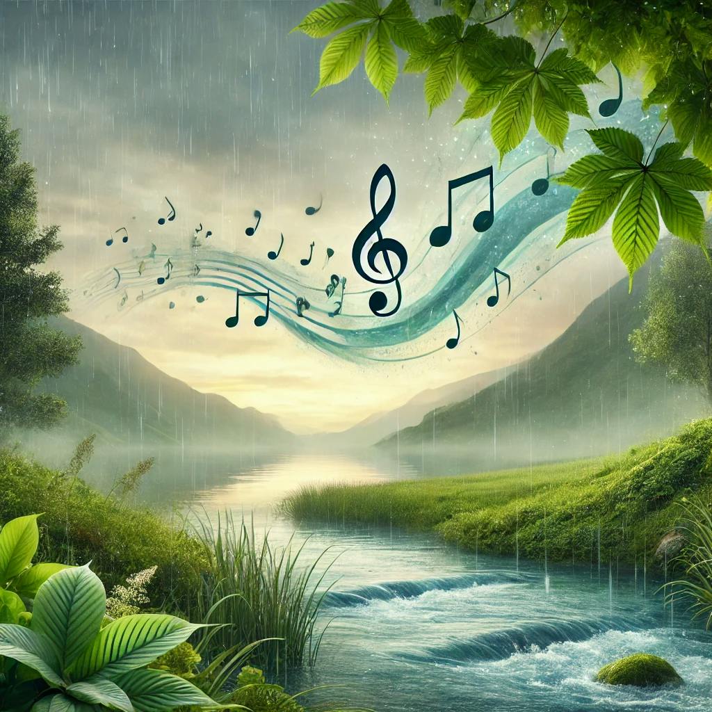 😴🌧️🎵 Rhythmic RAIN and Harmonious MUSIC to Relax the BODY and MIND