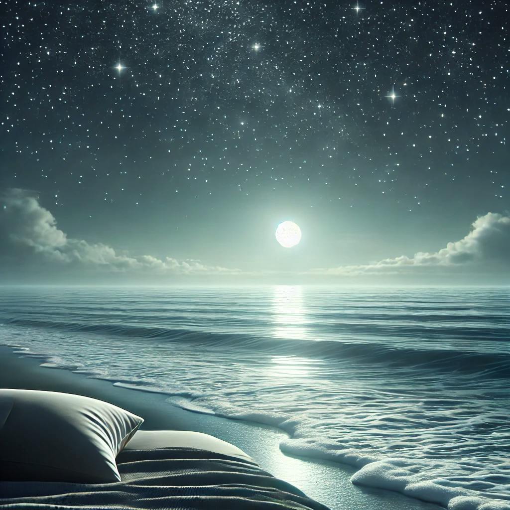 😴🌊🎵 The SOOTHING Melody and OCEAN Sounds Reduce Nocturnal STRESS