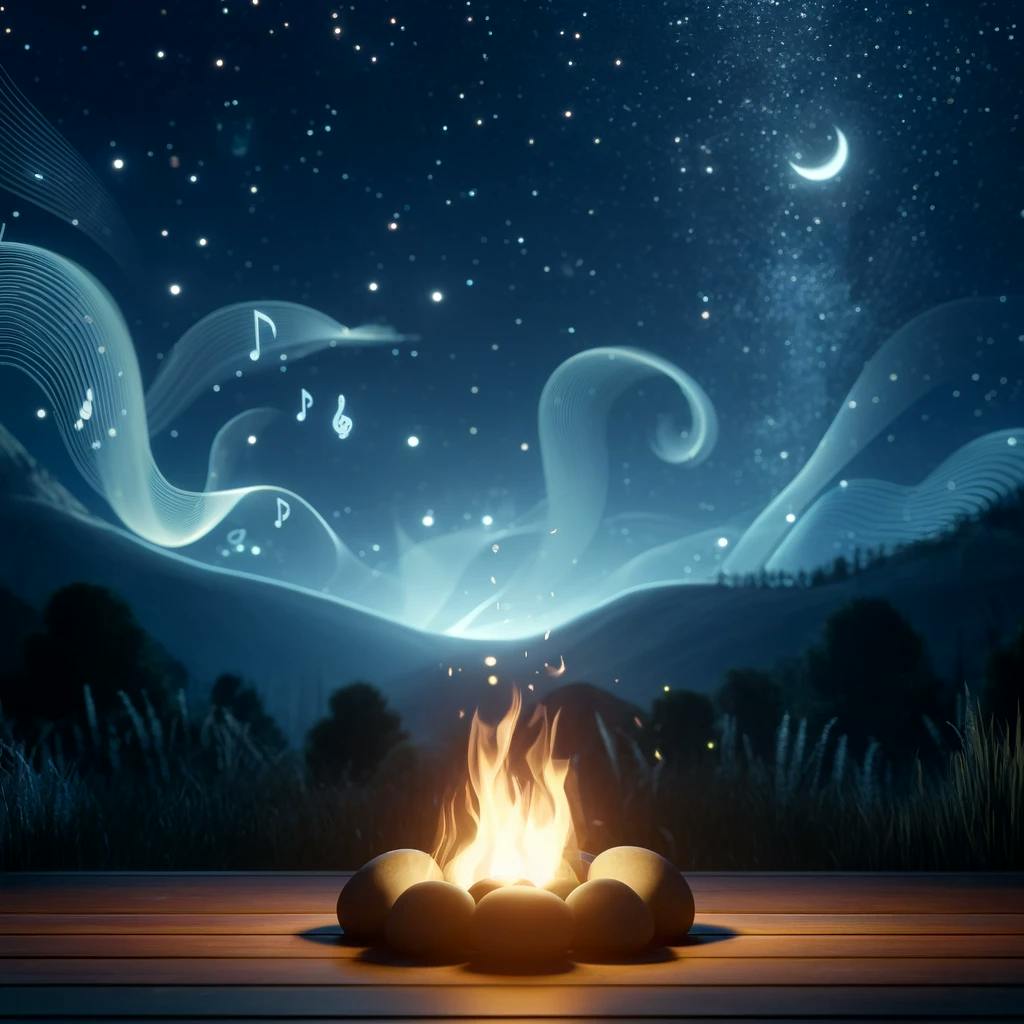 😴🔥🎵 FIRE and SOFT MUSIC: Perfect Combination for Quick SLEEP