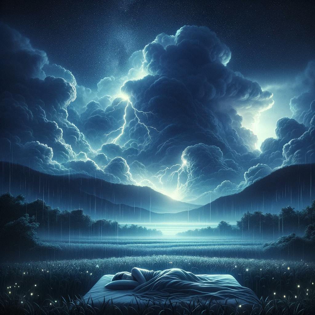 😴⛈️🎵 Gentle THUNDERSTORM and MUSIC: The Natural Remedy for Healthy SLEEP episode artwork