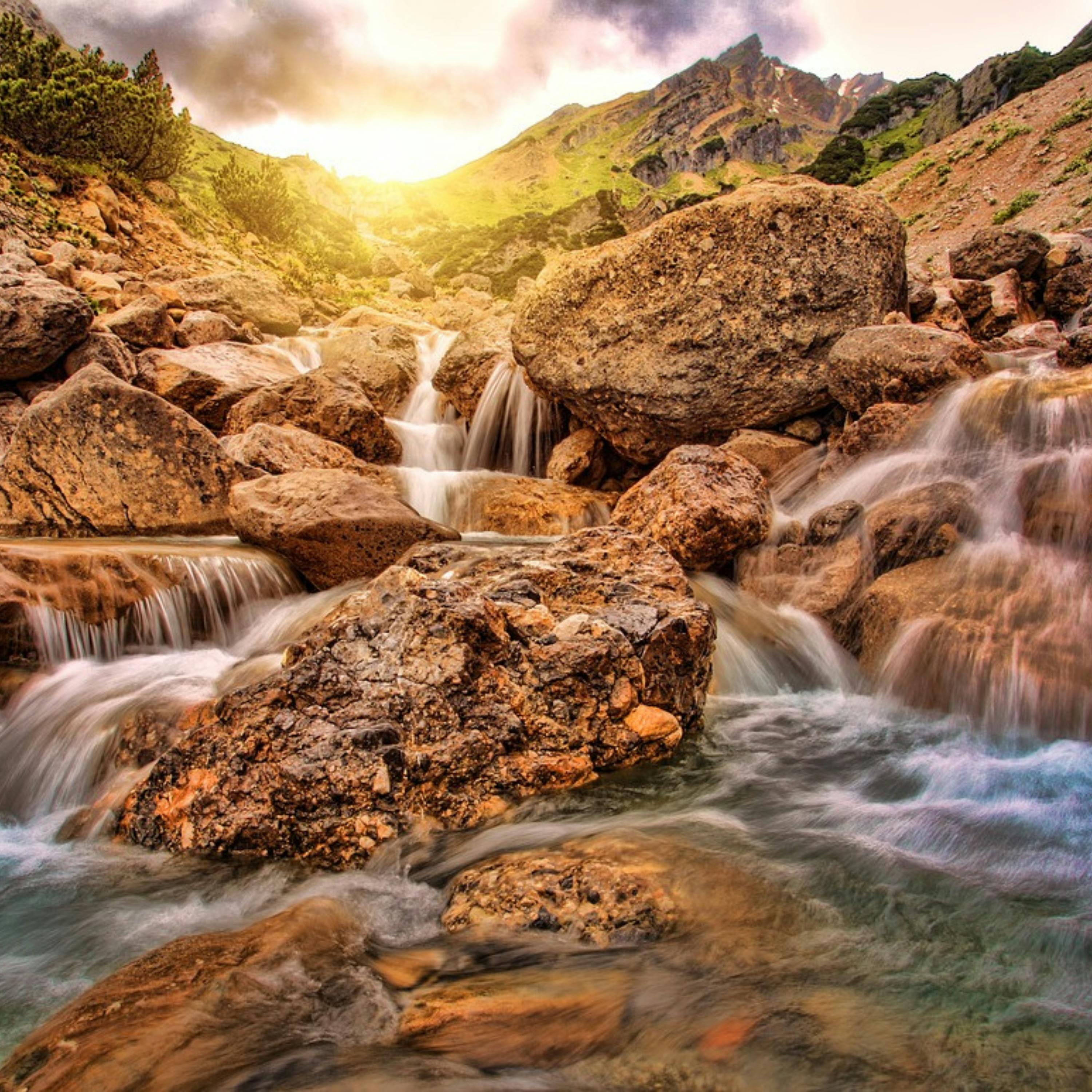 😴💧🎵 Immerse yourself in the Gentle Murmur of the WATERFALL and Let the MELODY Soothe your Deep SLEEP