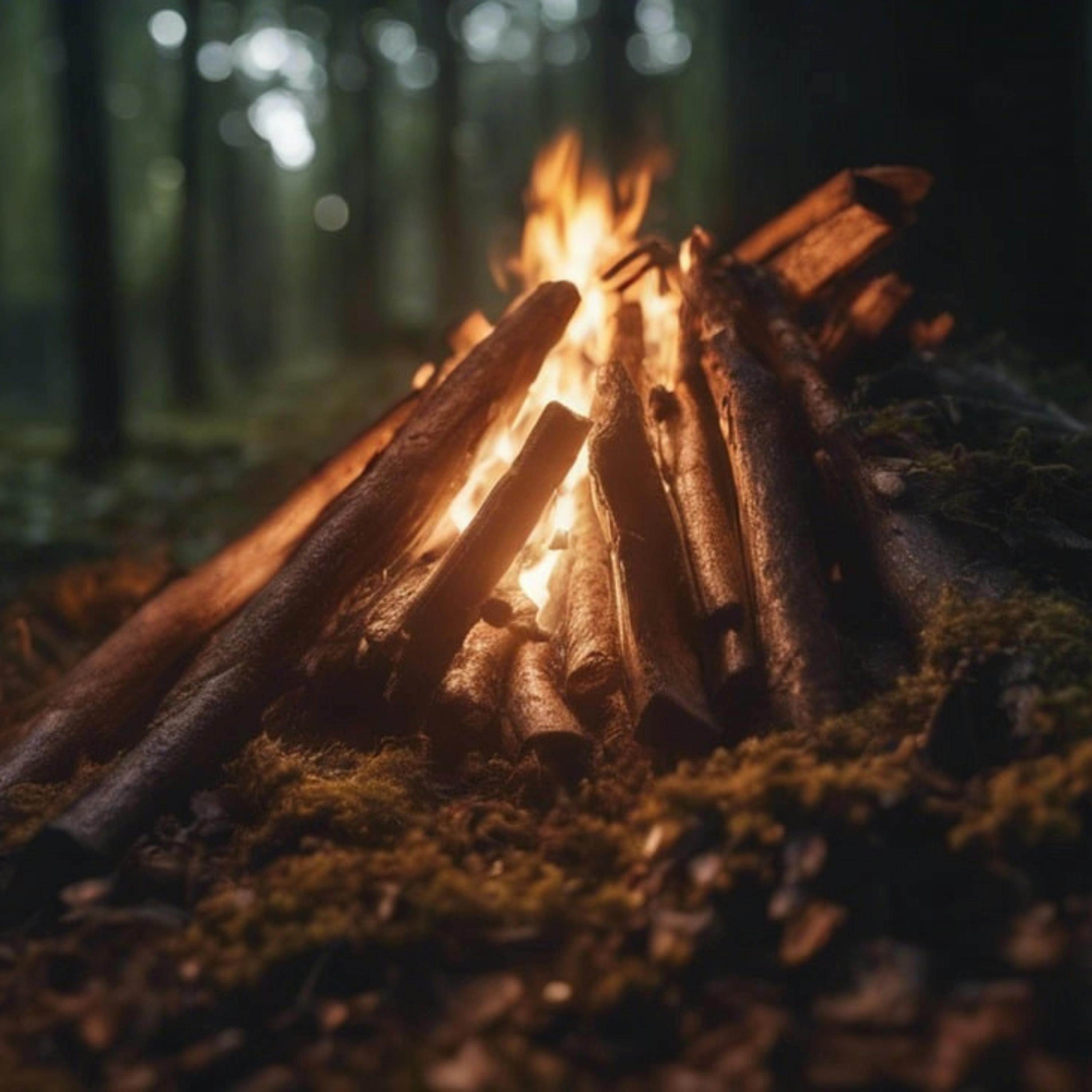 😴🔥🎵 The CRACKLING Fire and the ENVELOPING Music for a Peaceful NIGHT episode artwork