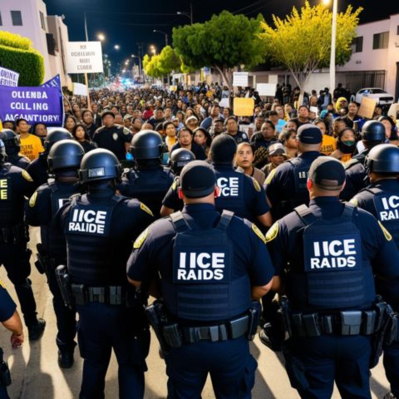 Immigration Enforcement Sparks Outrage: ICE Raids in Los Angeles Immigration Enforcement Sparks Outrage: ICE Raids in Los Angeles