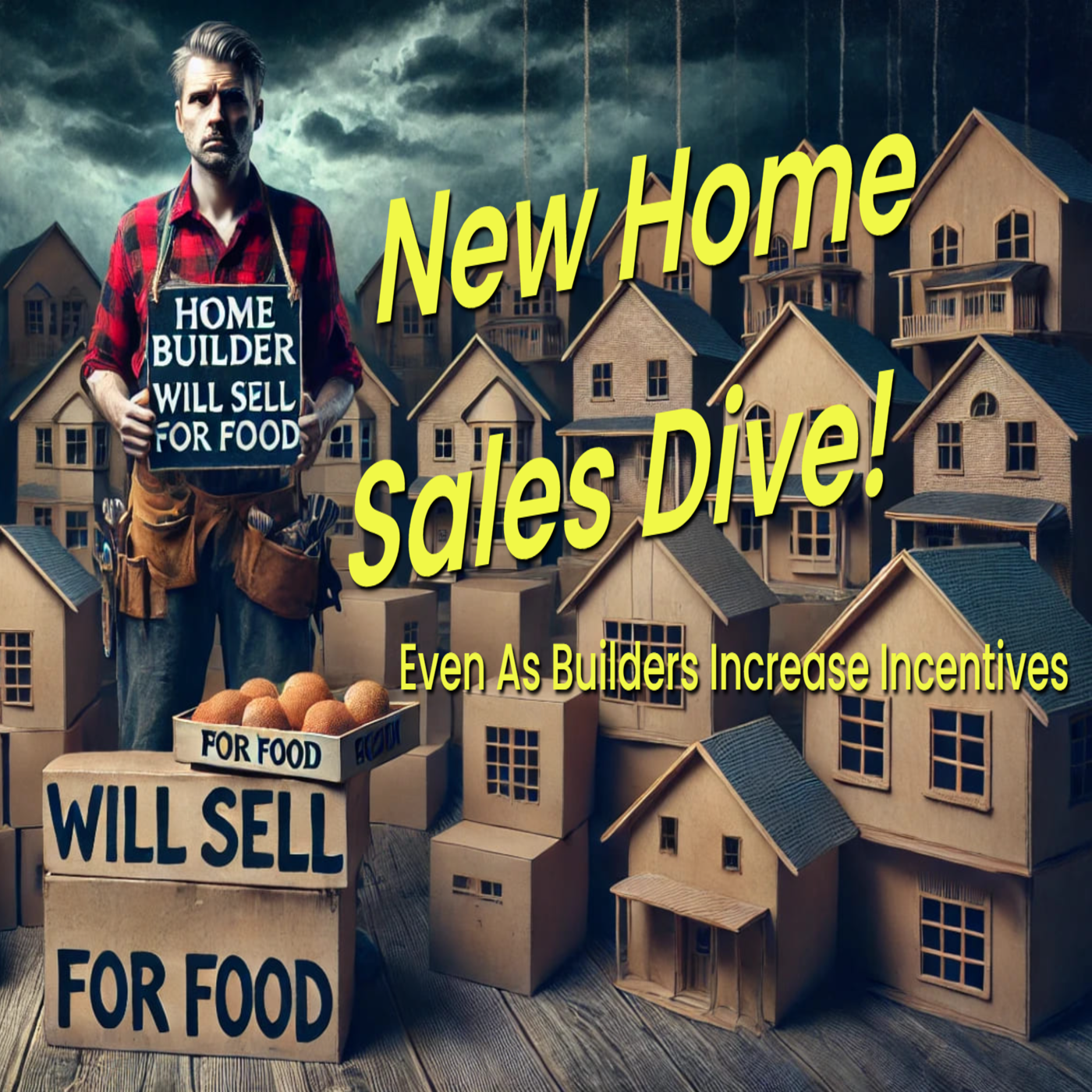 Orlando Real Estate Market Trends 2024: New Home Sales Plummet, Builders Offer Huge Incentives! episode artwork