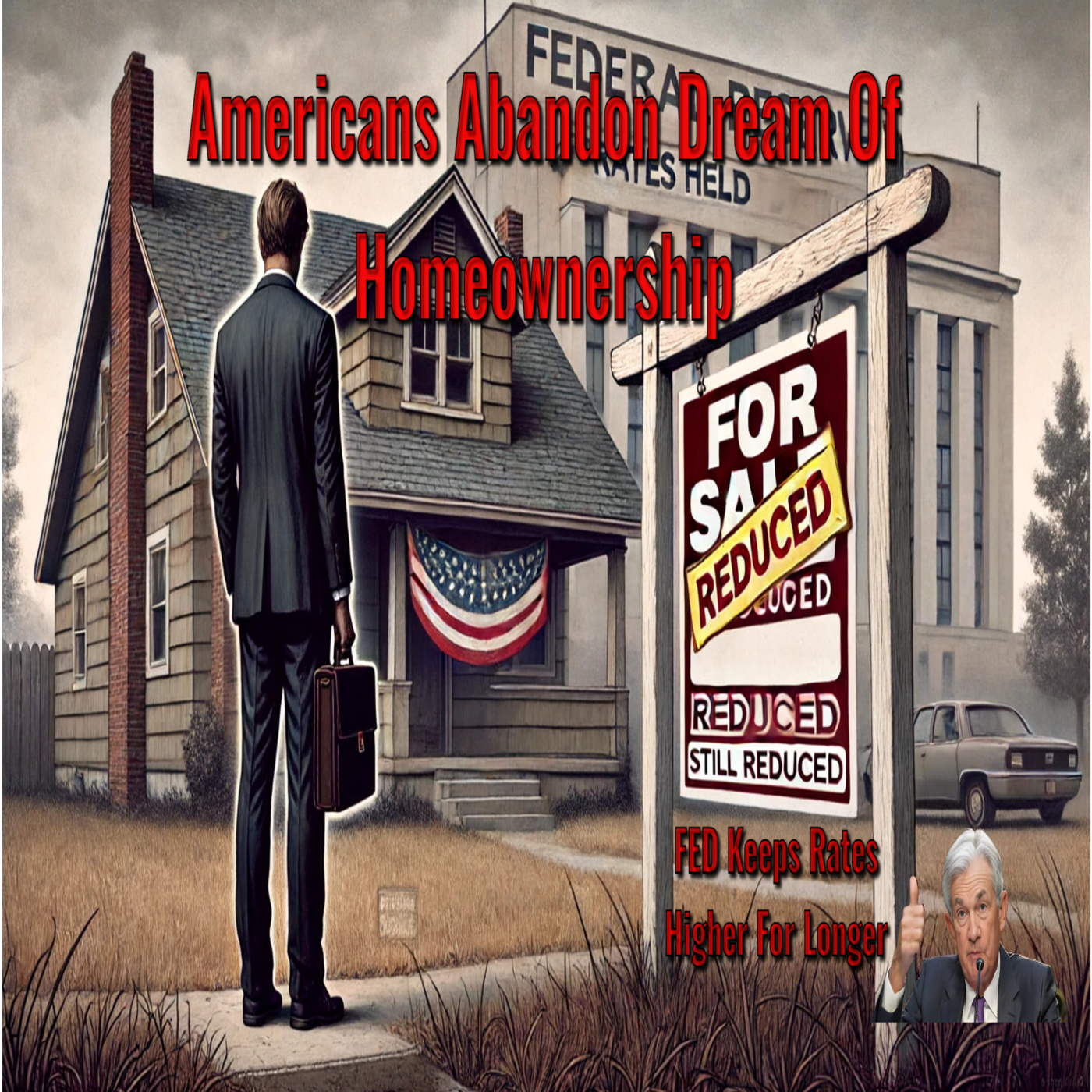 Housing Downturn: Americans Rethink Homeownership & Fed's Rate Strategy episode artwork