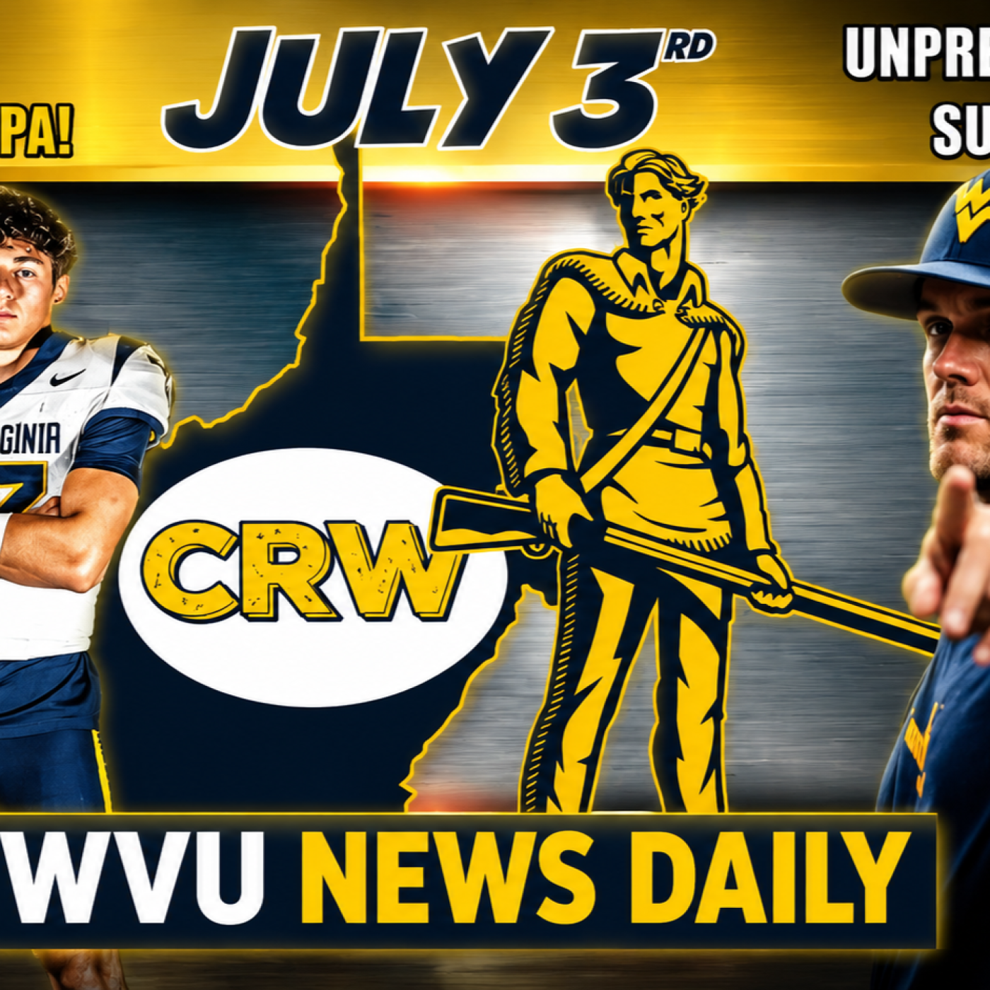 WVU News Daily (July 3rd) | West Virginia Mountaineers | WVU Sports episode artwork