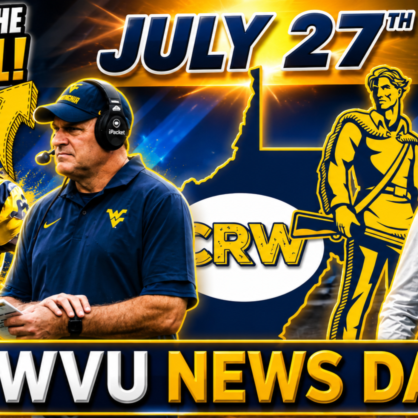 WVU News Daily (July 27th) | West Virginia Mountaineers | WVU Sports episode artwork