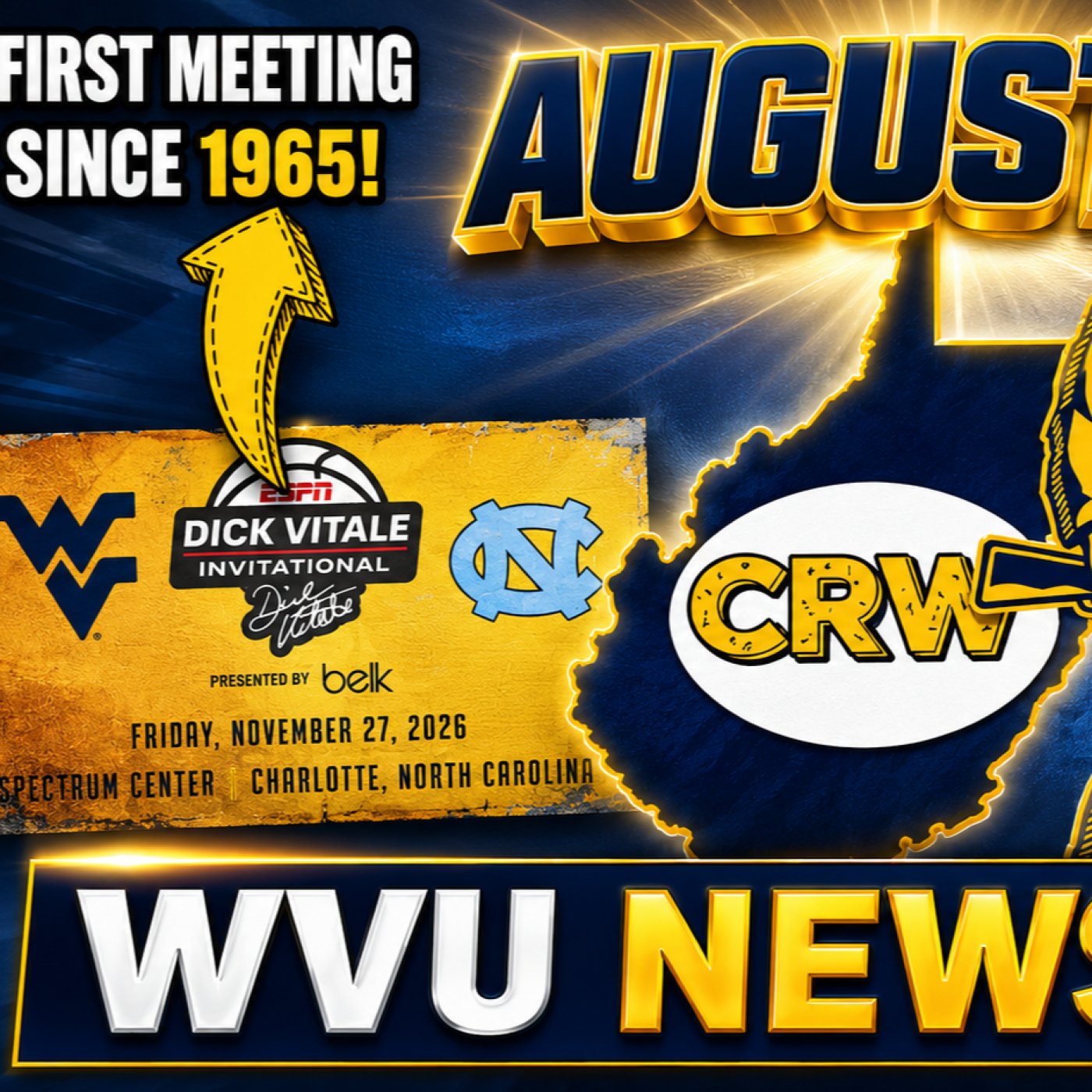 WVU News Daily (August 7th) | West Virginia Mountaineers | WVU Sports episode artwork