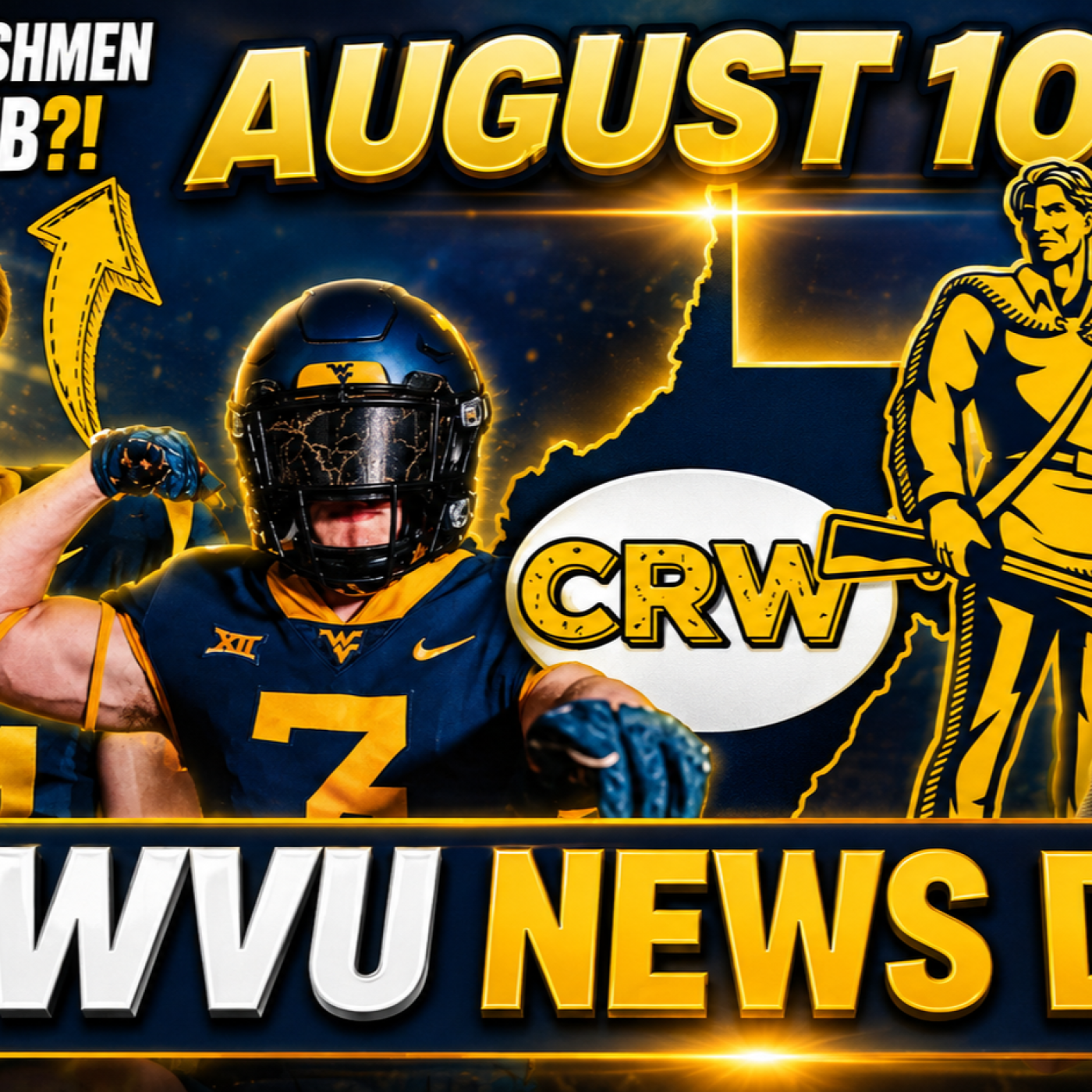 WVU News Daily (August 10th) | West Virginia Mountaineers | WVU Sports episode artwork