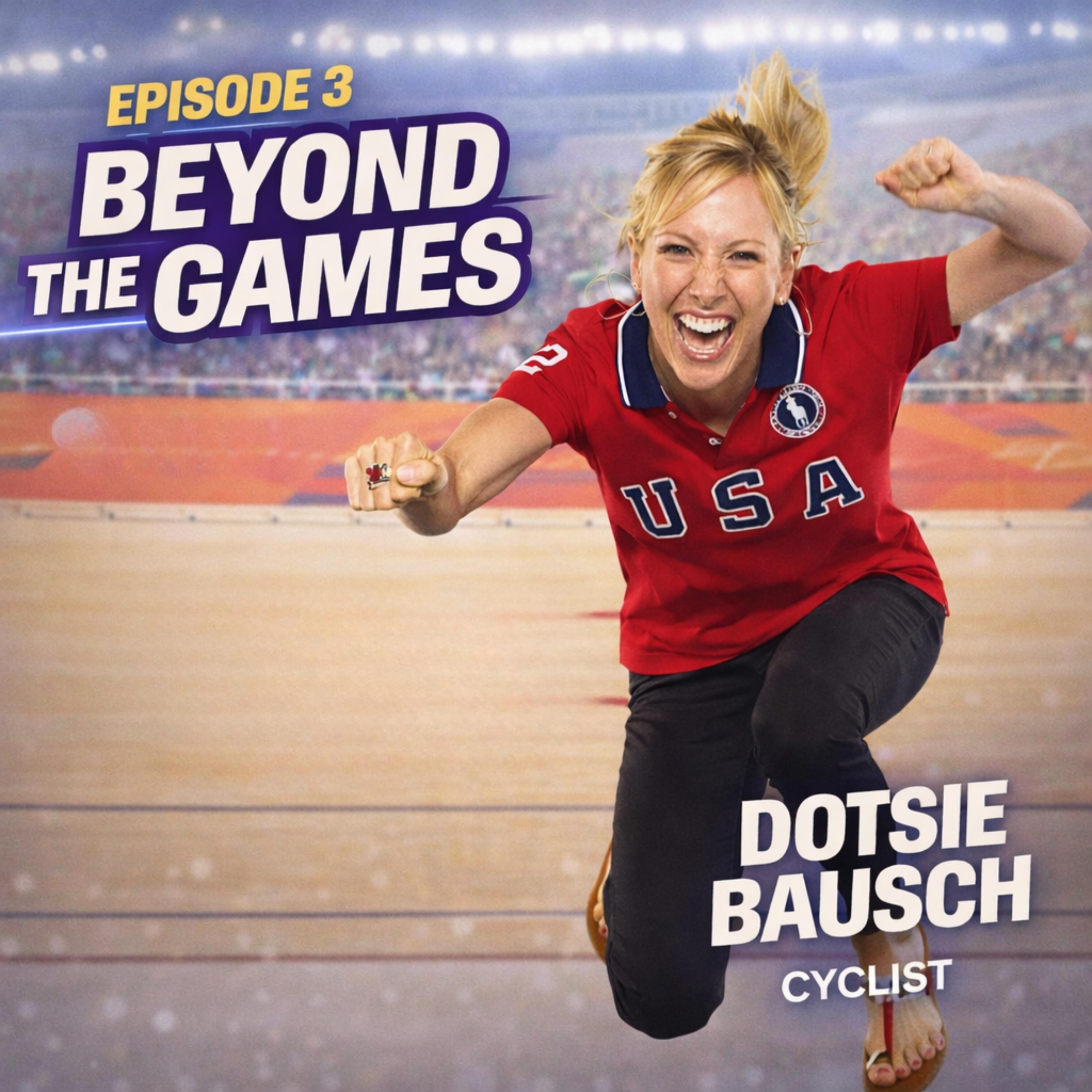 Silver Medal Cyclist Dotsie Bausch episode artwork