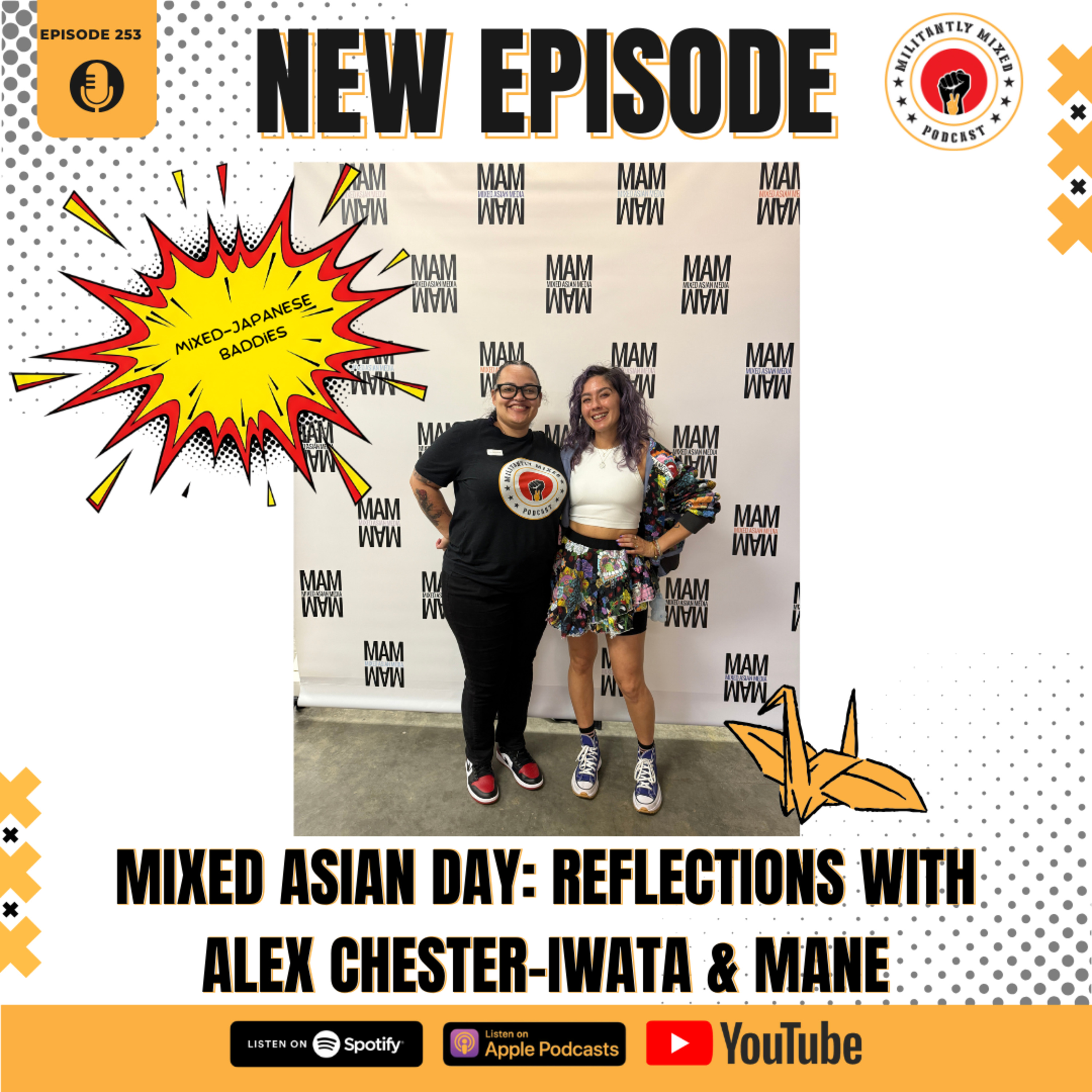 Mixed Asian Day: Reflections with Alex Chester-Iwata & Mane