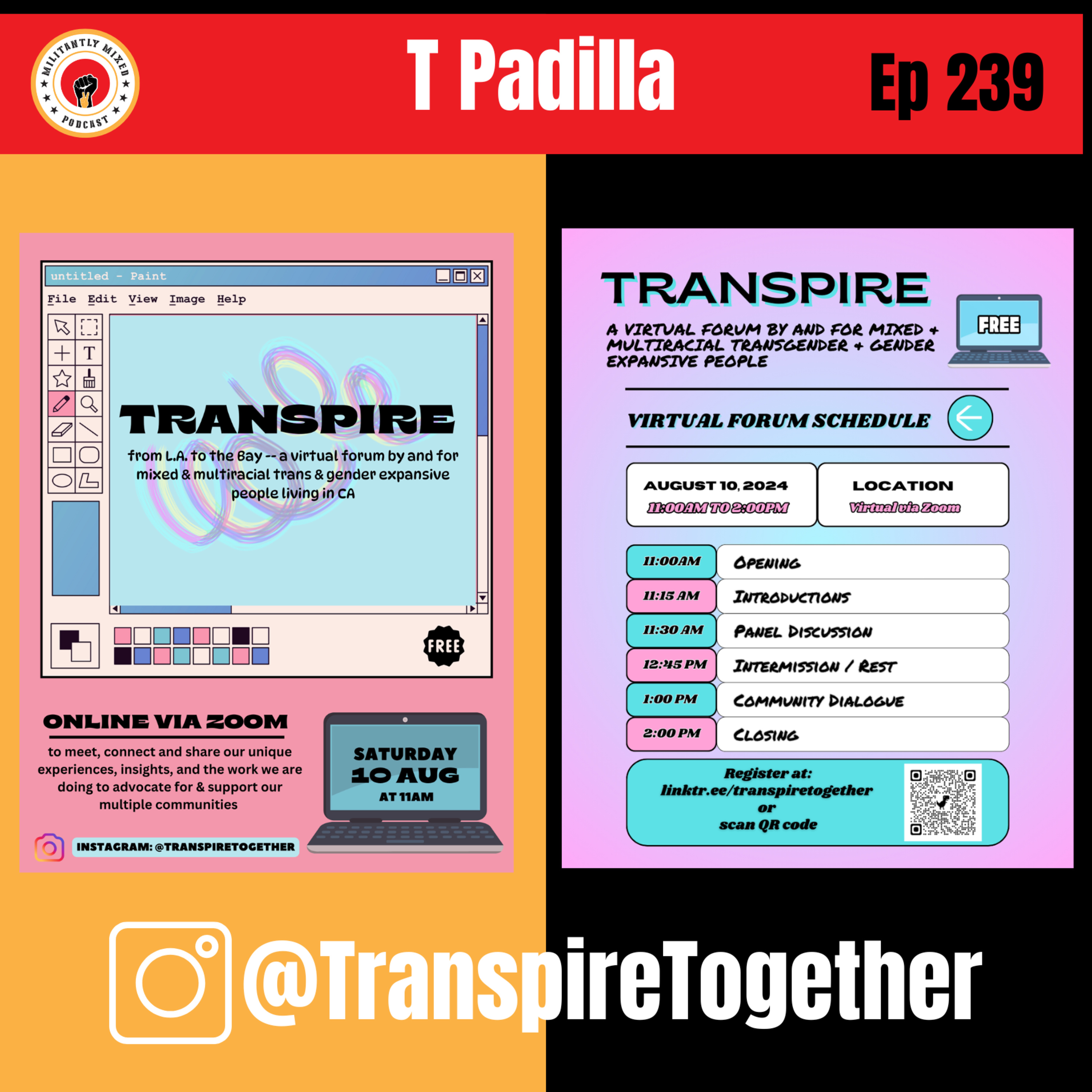 Transpire with T Padilla Transpire with T Padilla