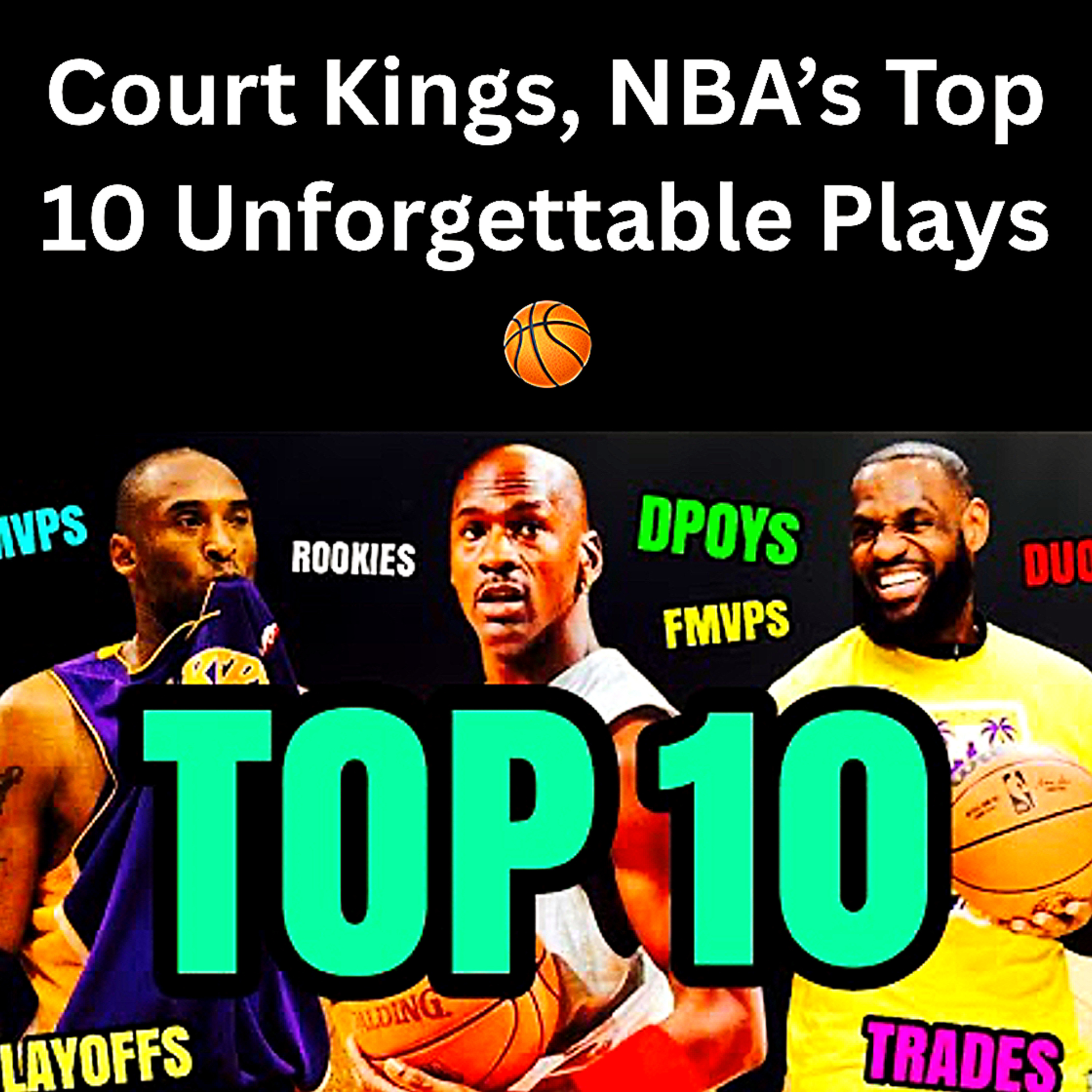 Court Kings, NBA’s Top 10 Unforgettable Plays 🏀 episode artwork