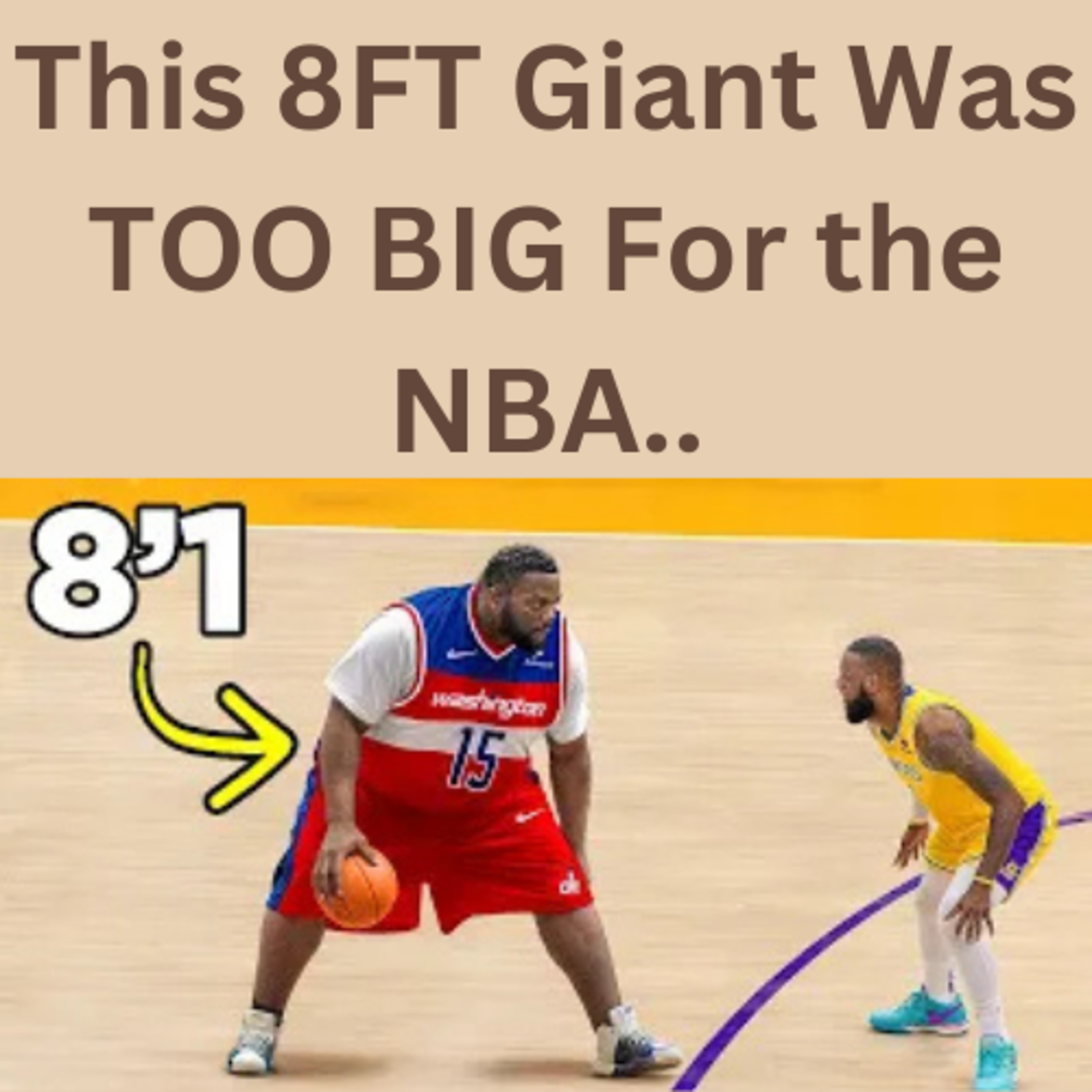 This 8FT Giant Was TOO BIG For the NBA.. episode artwork