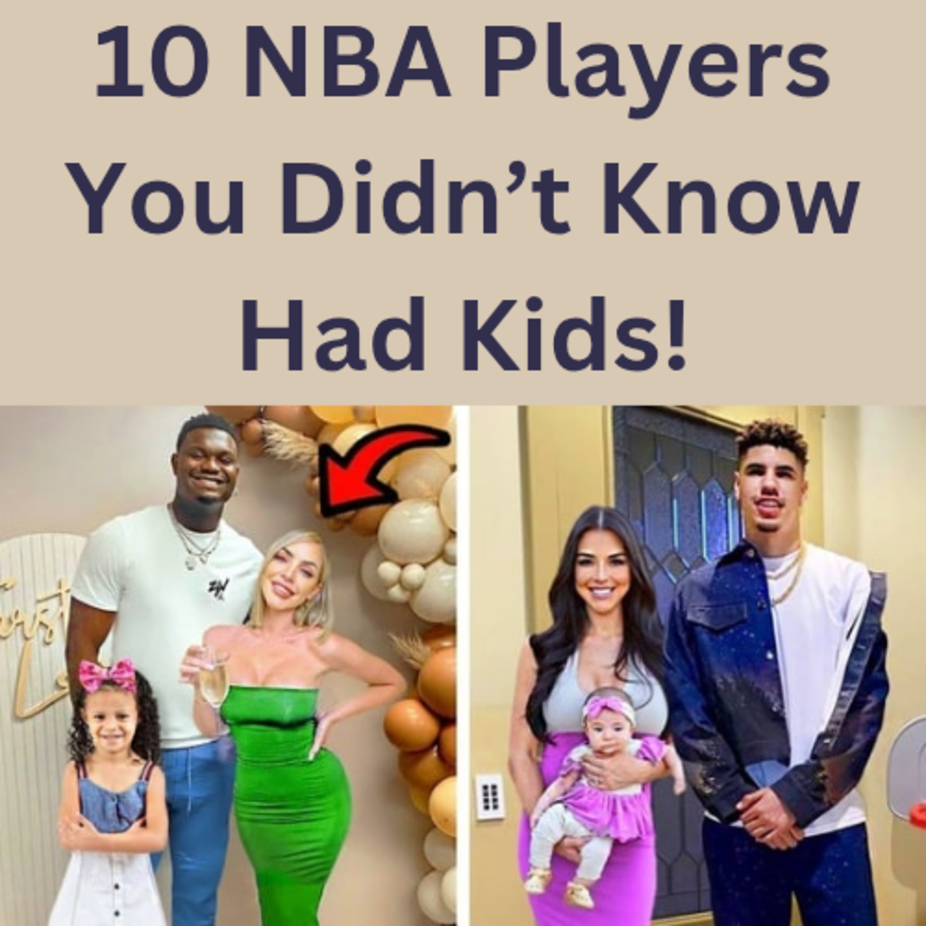 10 NBA Players You Didn’t Know Had Kids! episode artwork