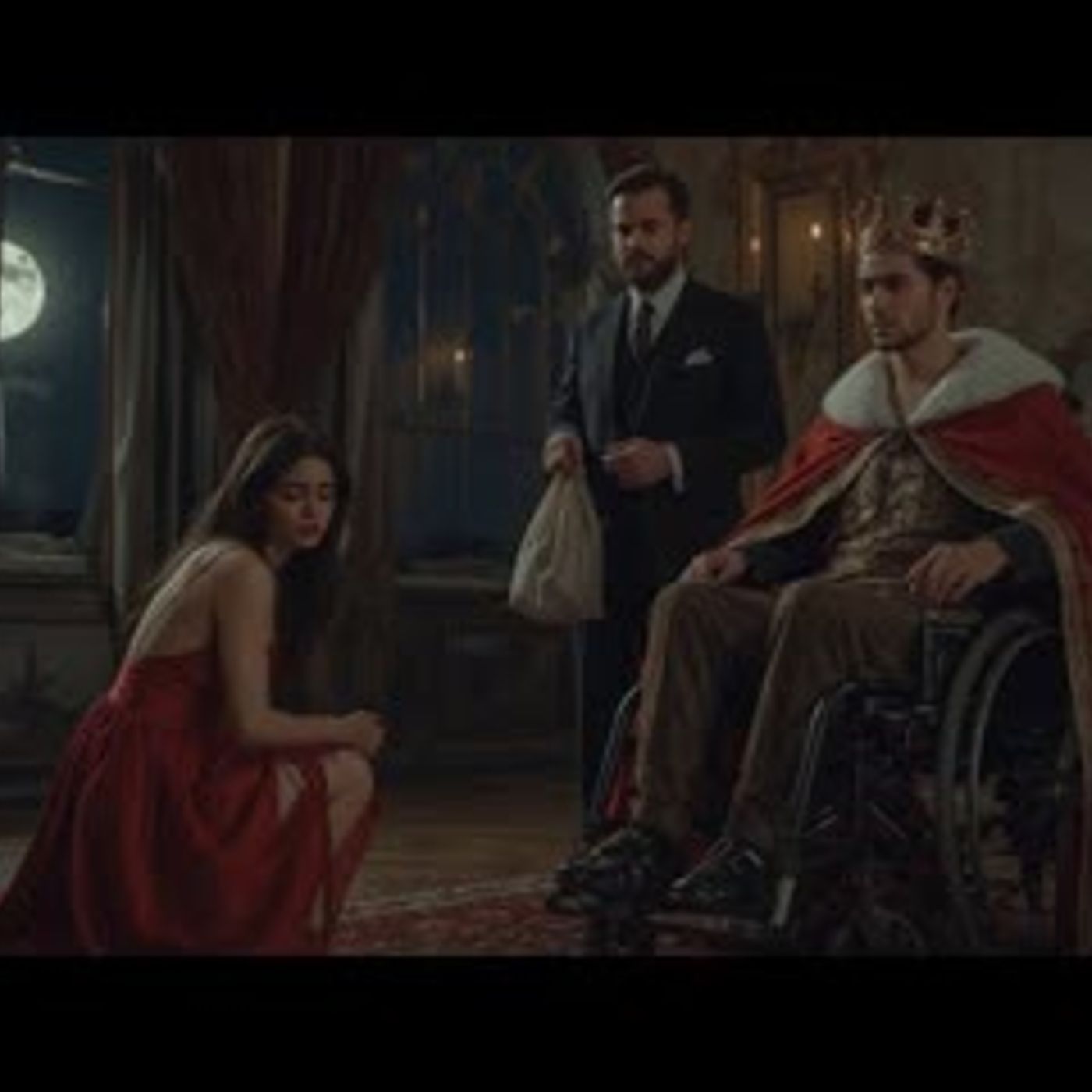 My StepFather Forced Me to Marry the Disabled Alpha King At 18 — in Order to Pay his debt episode artwork
