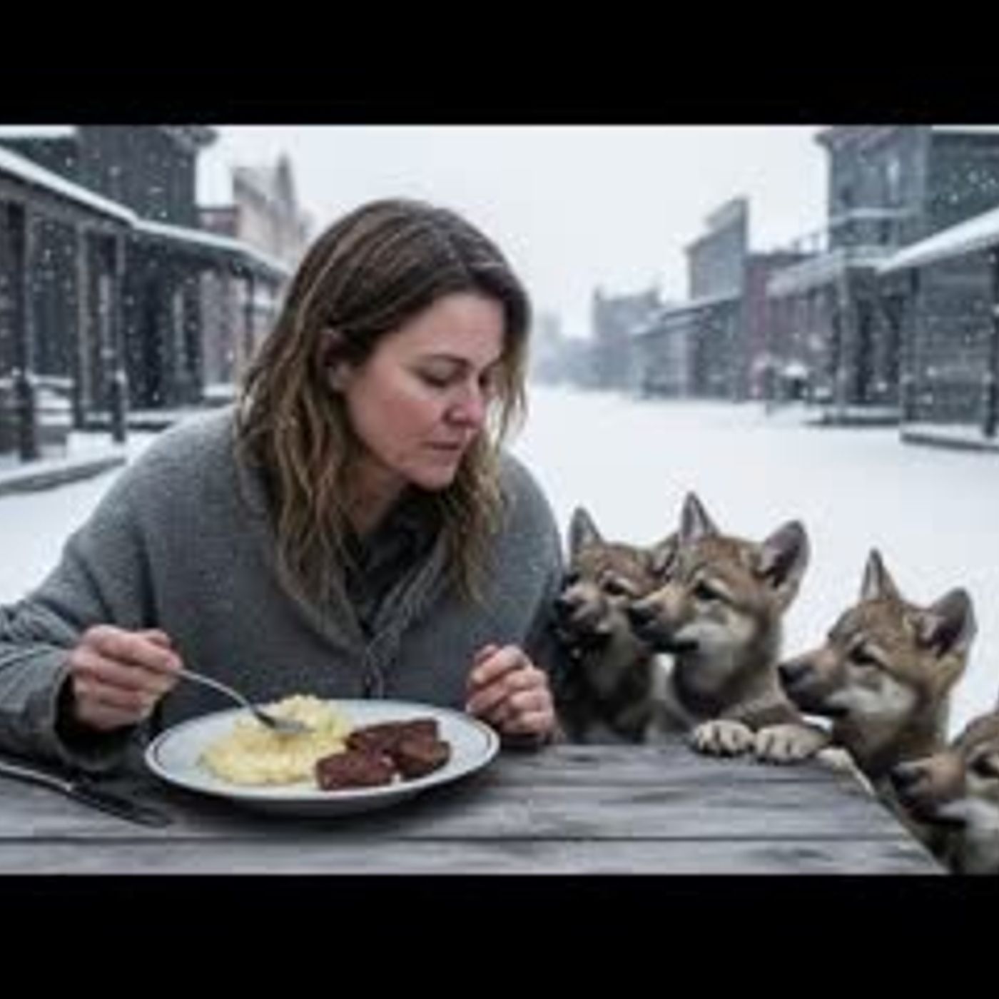 She was Eating alone, but heard ‘May We Have Your Leftovers’ from Four Pups, Then she... episode artwork