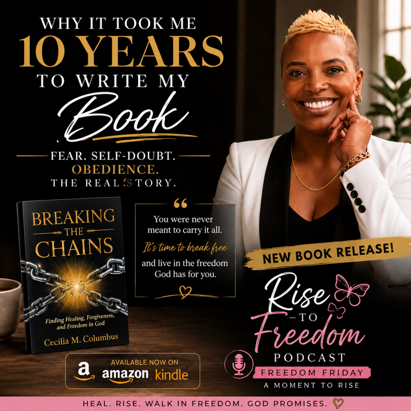 Why It Took Me 10 Years to Write My Book | Overcoming Fear, Self-Doubt & Obedience episode artwork