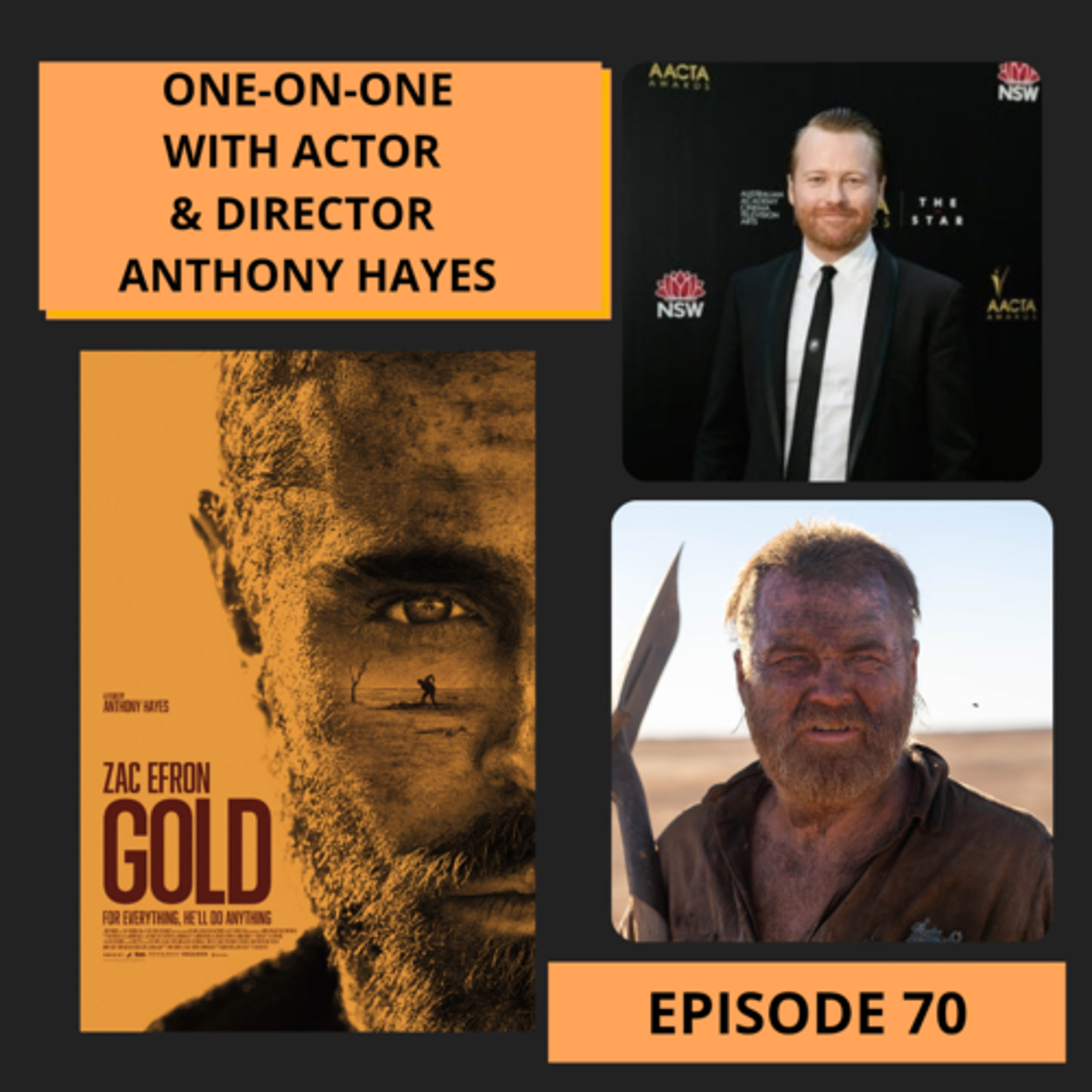 Our Sit-down Interview with GOLD Director/Star Anthony Hayes (M&K Productions Podcast Episode 70) episode artwork