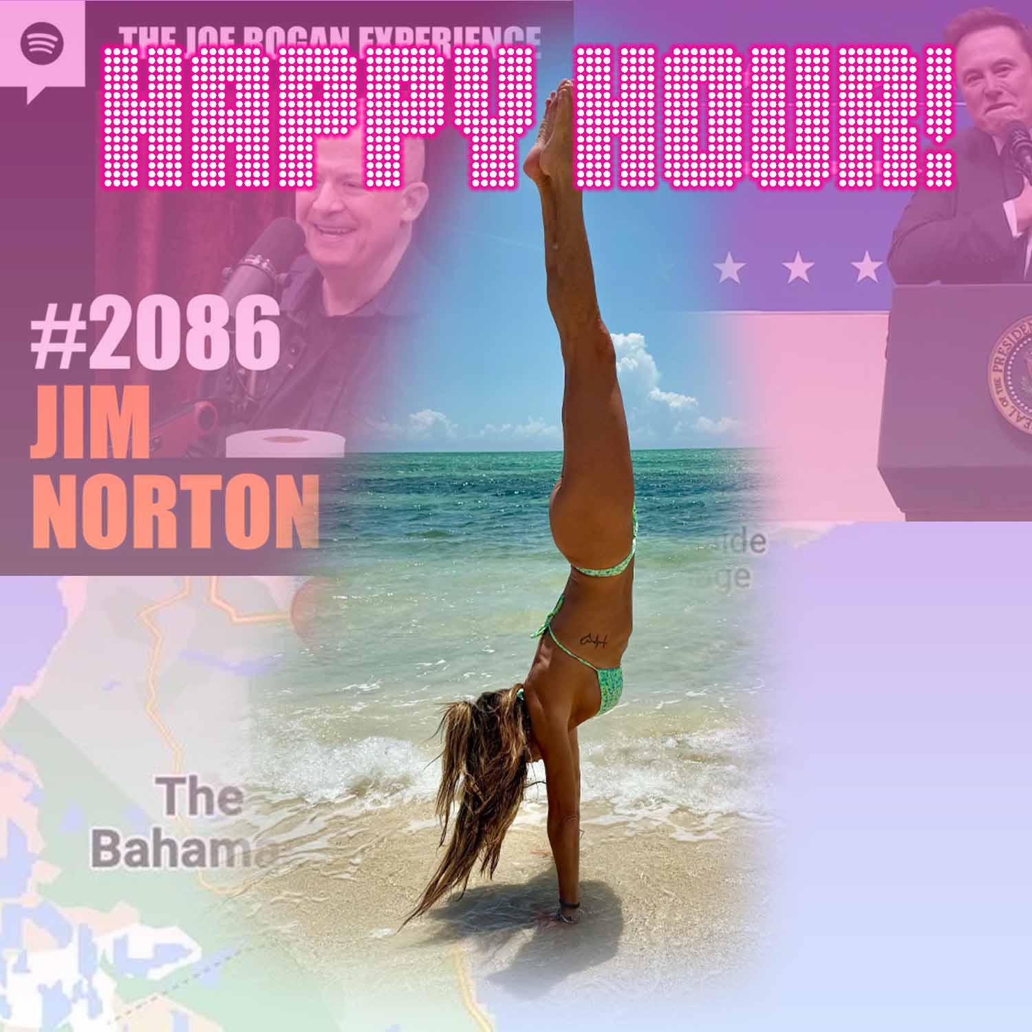 Happy Hour! Kamalame Cay Review, Jim Norton's Fetish, & Grok AI Madness?!