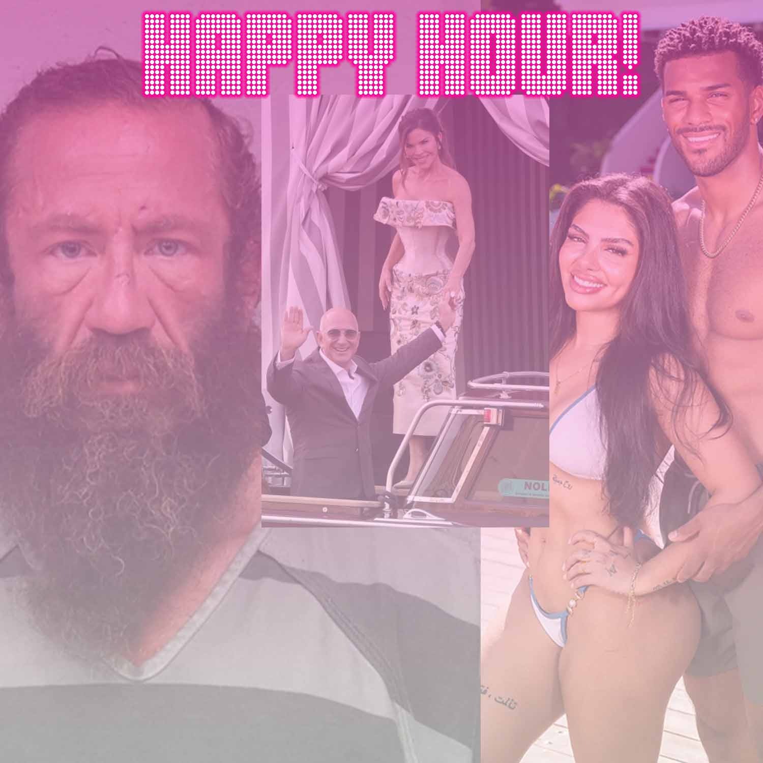 It’s happy hour! Liver King Gets Arrested - Love Island Drama - People are Protesting Jeff Bezos and Lauren Sanchez - Rachel Dishes About Wedding Details