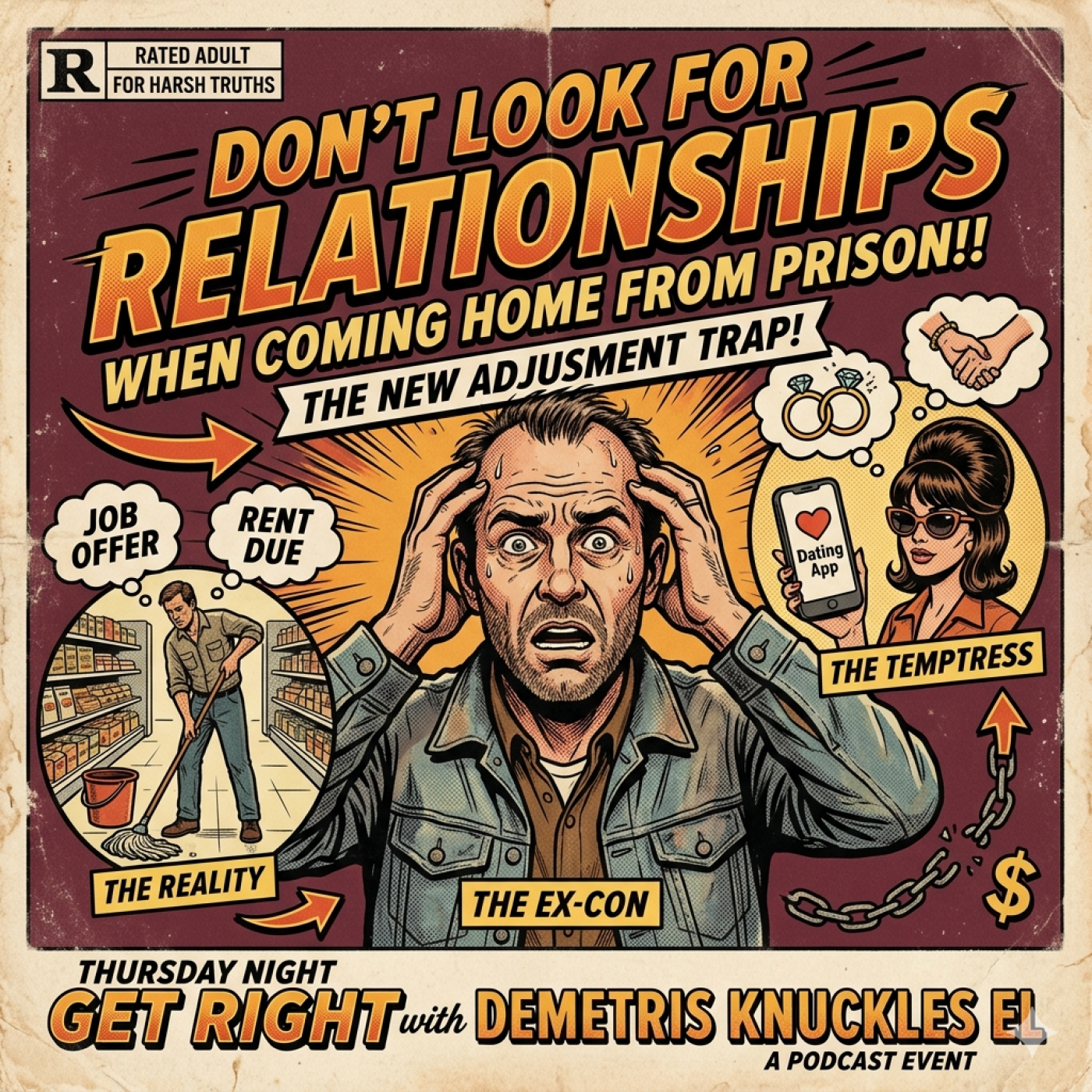 Dont look for relationships when coming home from prison!! Thursday Night Get Right episode artwork