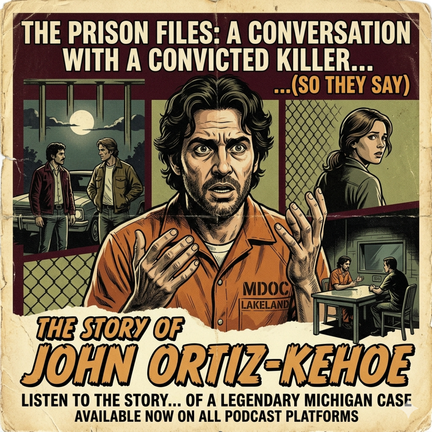The prison files: A conversation with a convicted killer.... (so they say) The story of John Ortiz-Kehoe episode artwork