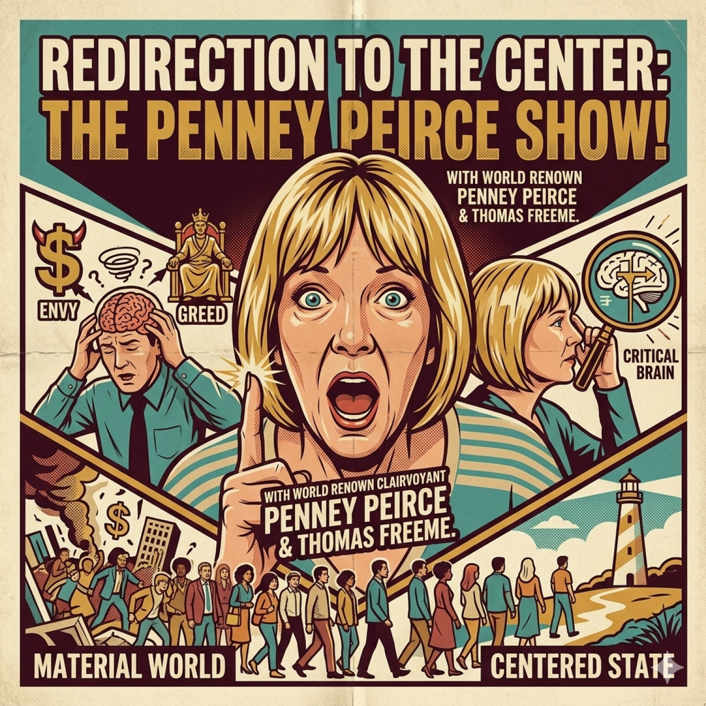 Sometimes we need a beacon of light to redirect us: Penney Peirce World renown Clairvoyant joins us