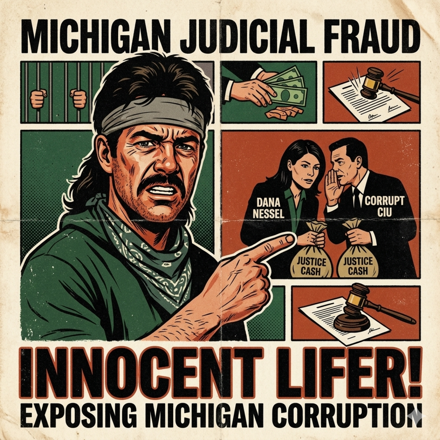 Innocent lifer of 40 years in Michigan talks about the corruption within Michigans Judicial Government
