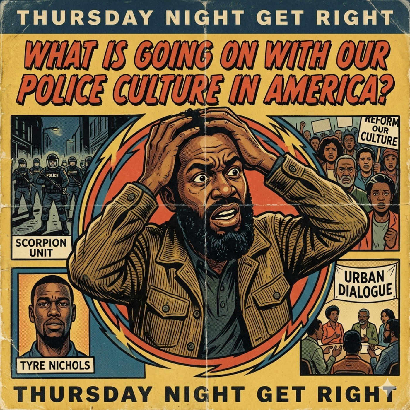 What is going on with our Police culture in America? Thursday night get right series