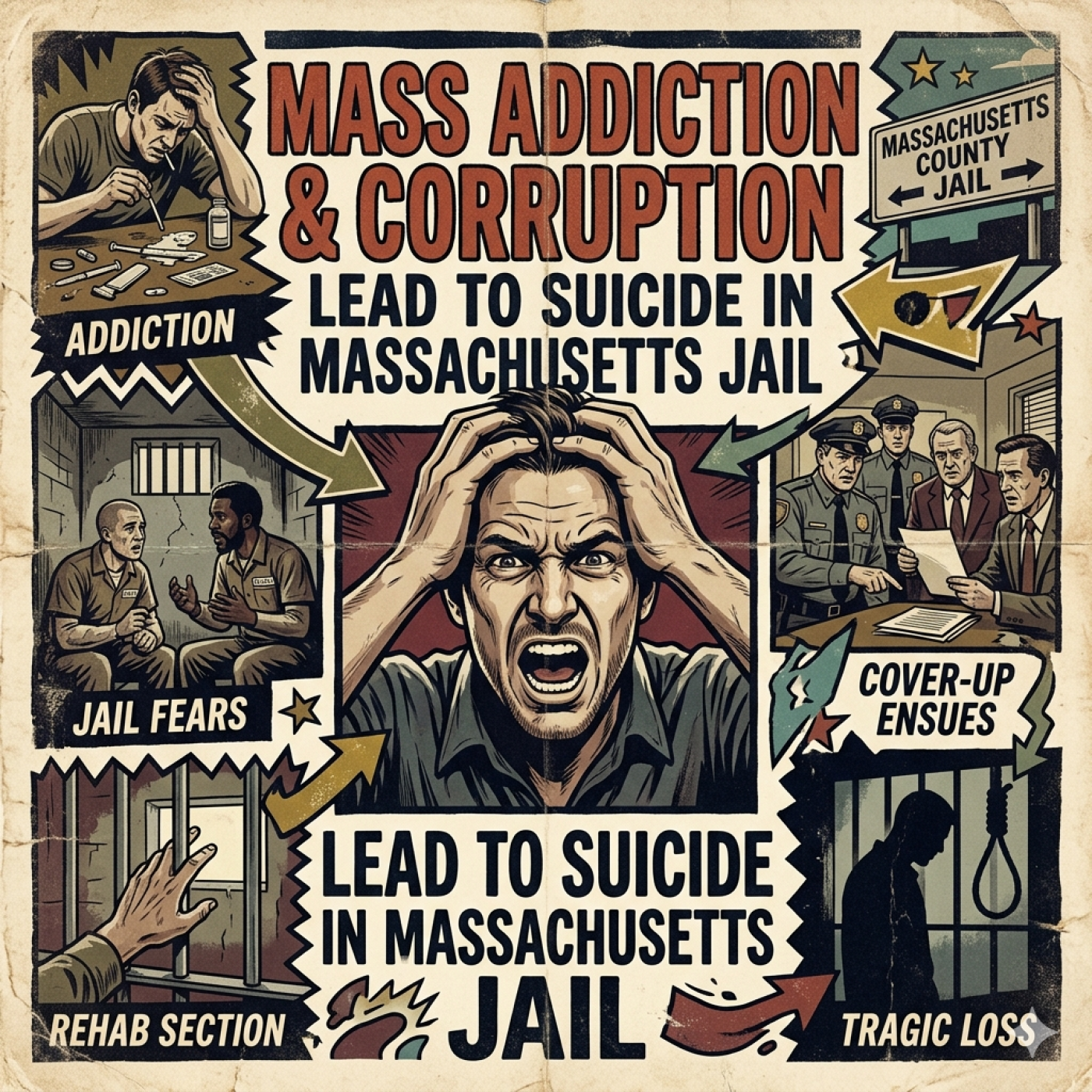 Mass addiction and corruption lead to suicide in Massachusetts jail episode artwork