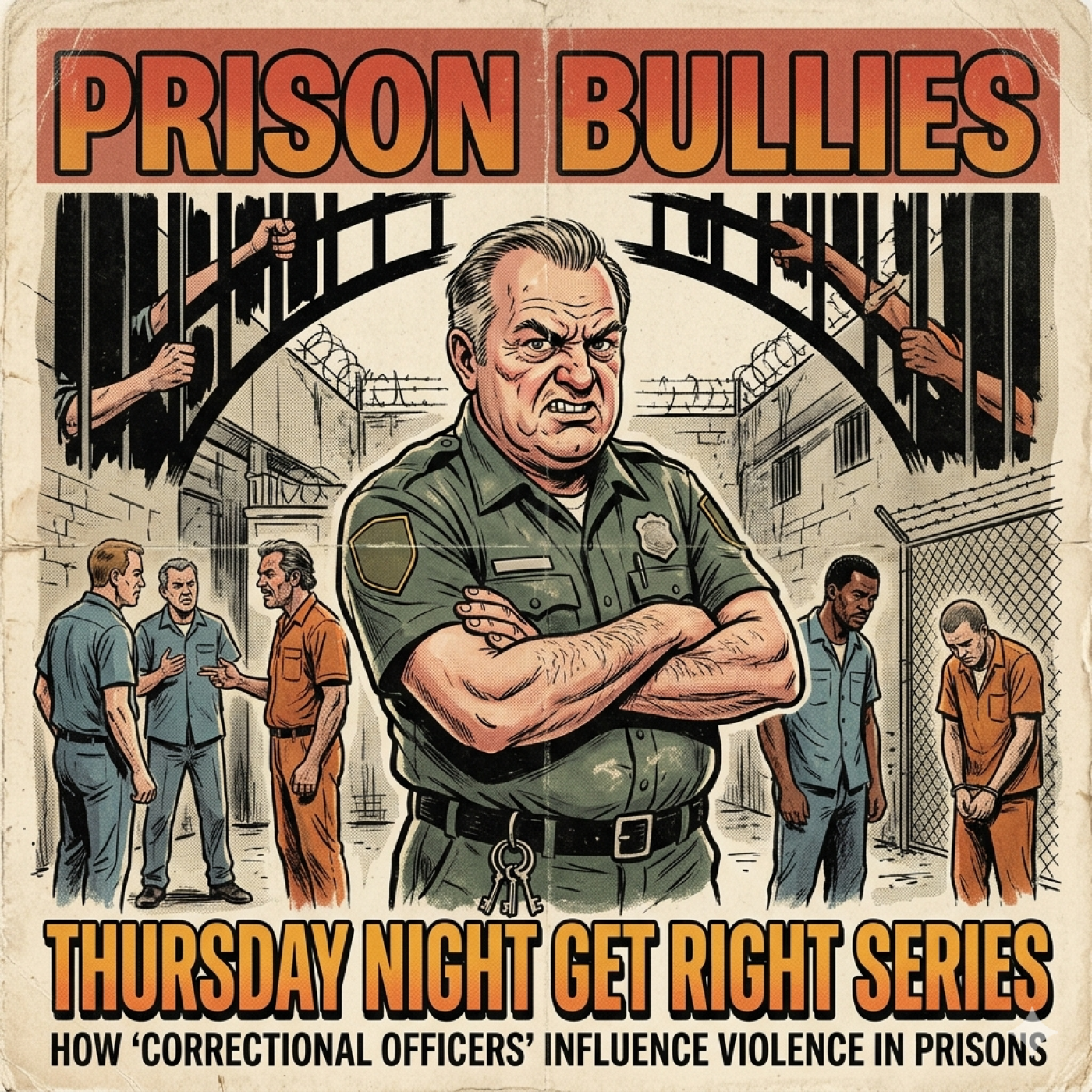 Bully "Correctional Officers" and how they influence violence in prisons: A Thursday Night Get Right series episode artwork