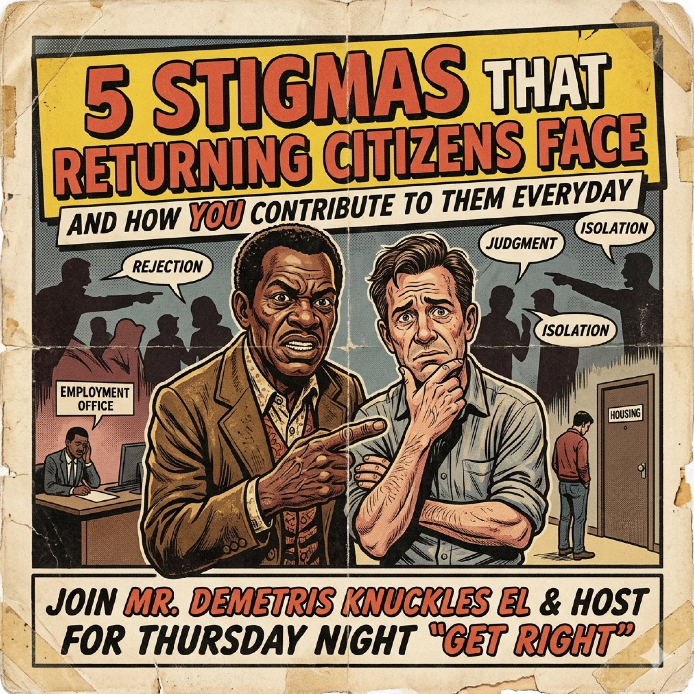 5 Stigmas that returning citizens face and how YOU contribute to them everyday