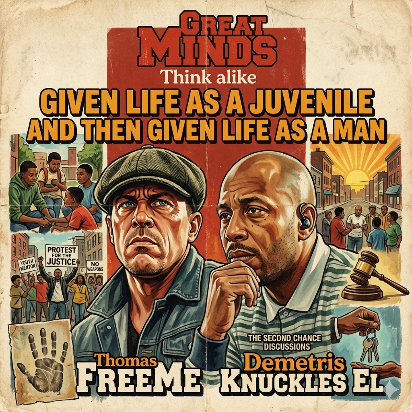 Given life as a juvenile and then given life as a man episode artwork