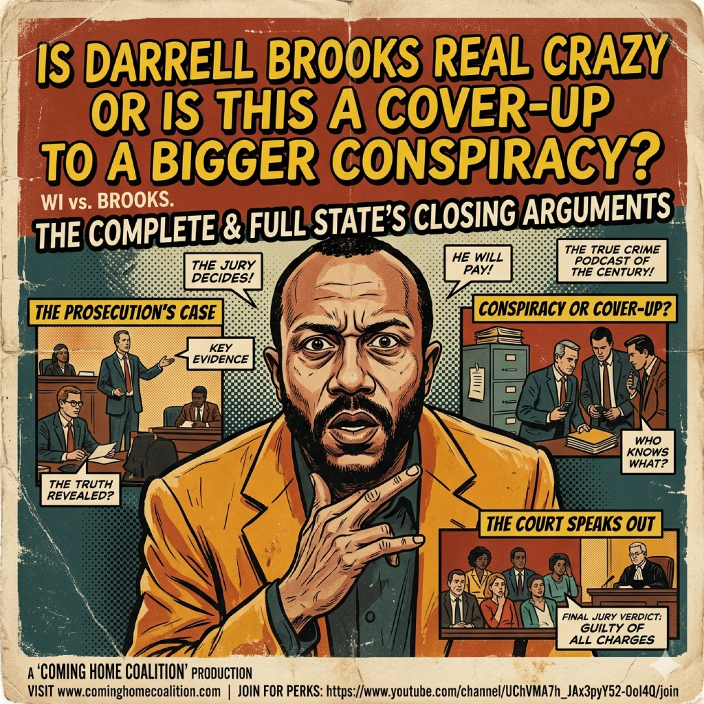 Is Darrell Brooks really crazy or is this a cover-up to a bigger conspiracy? WI vs DARRELL BROOKS (States closing arguments full) episode artwork
