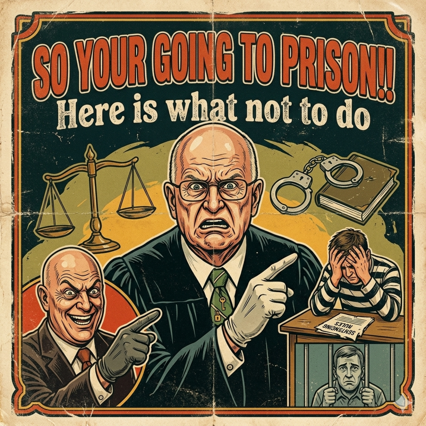 SO YOUR GOING TO PRISON!! Here is what not to do episode artwork