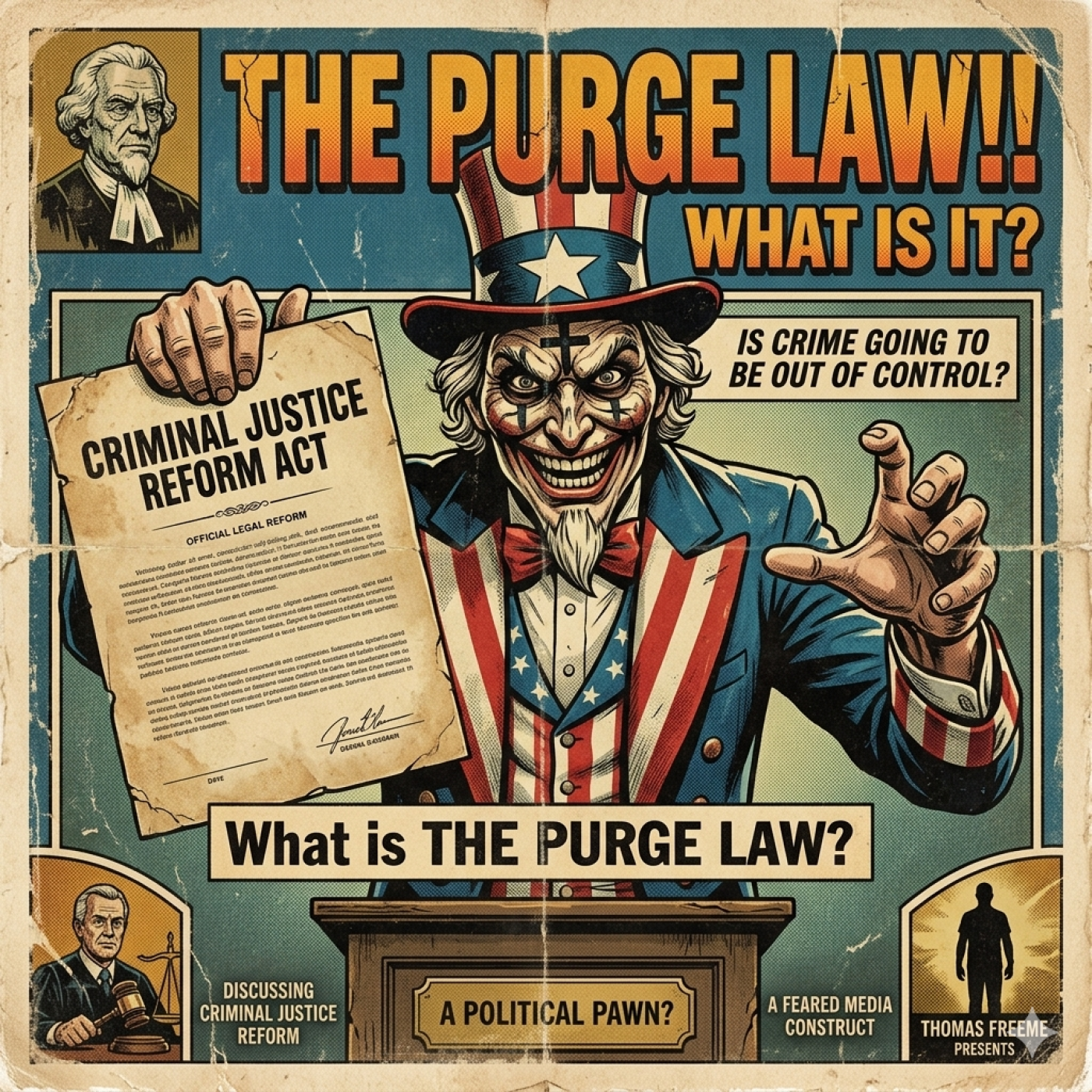 The Purge Law!! What is it? Is crime going to be out of control? episode artwork