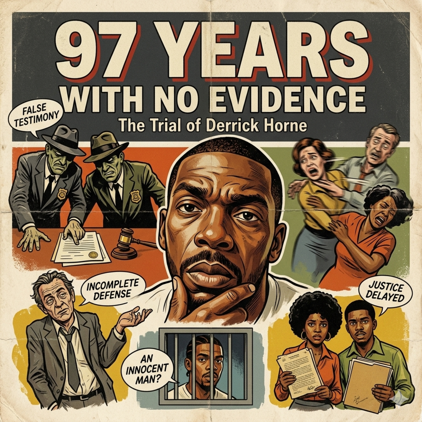 97 years with no evidence: The trial of Derrick Horne episode artwork