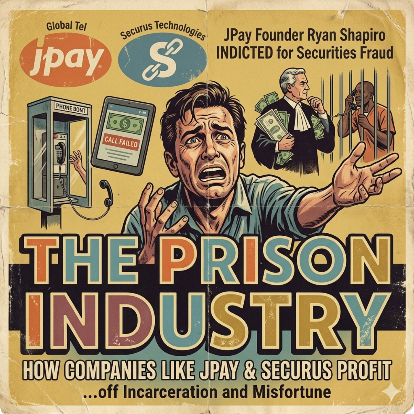 How companies like Jpay and Securus profit off incarceration and misfortune episode artwork